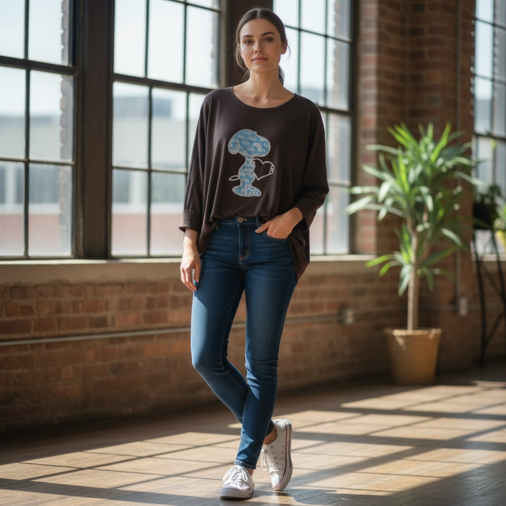 Jersey "Over Must Love" chocolate