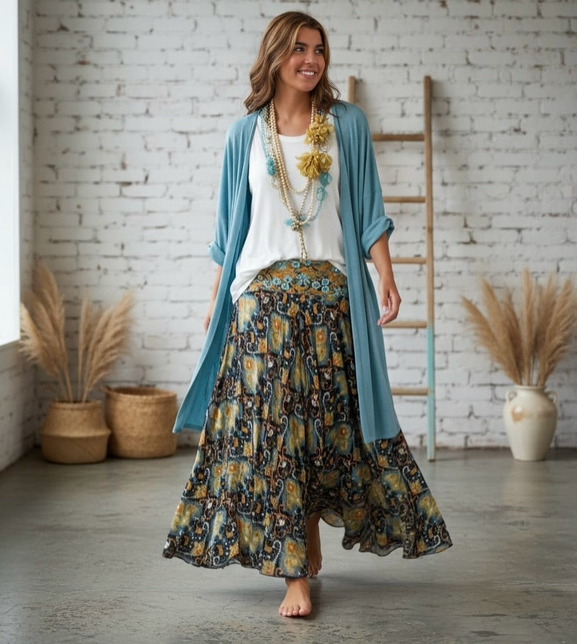 Falda pantalón "India Sinfonía"