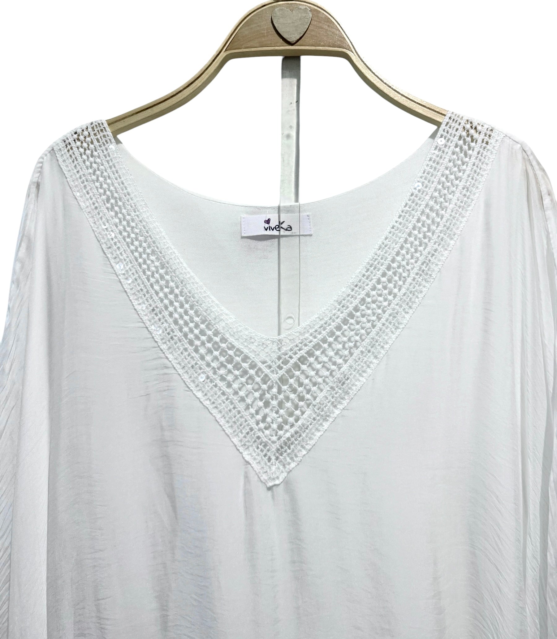 Blusa "Lorena" blanco