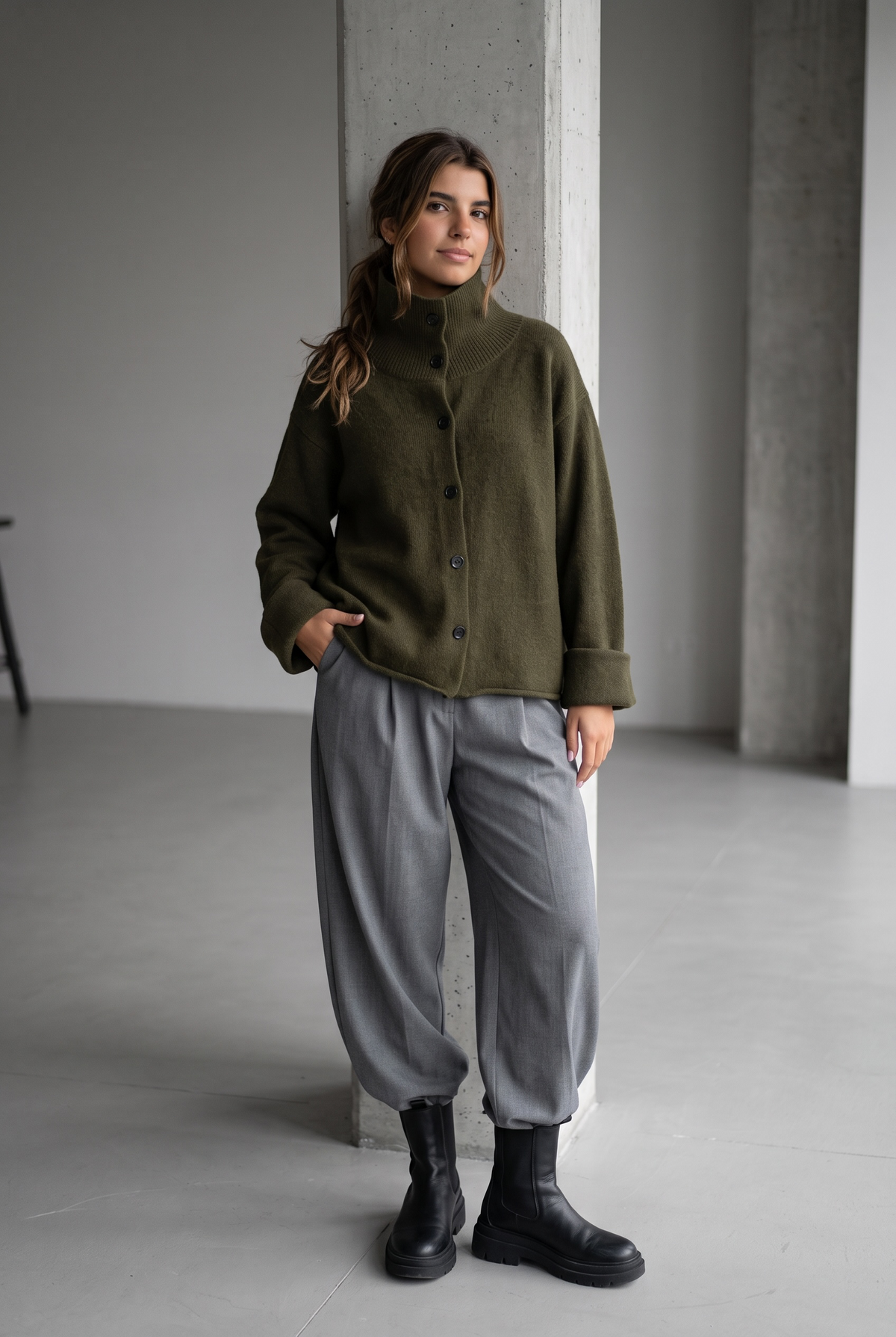 Chaqueta "Londres" verde
