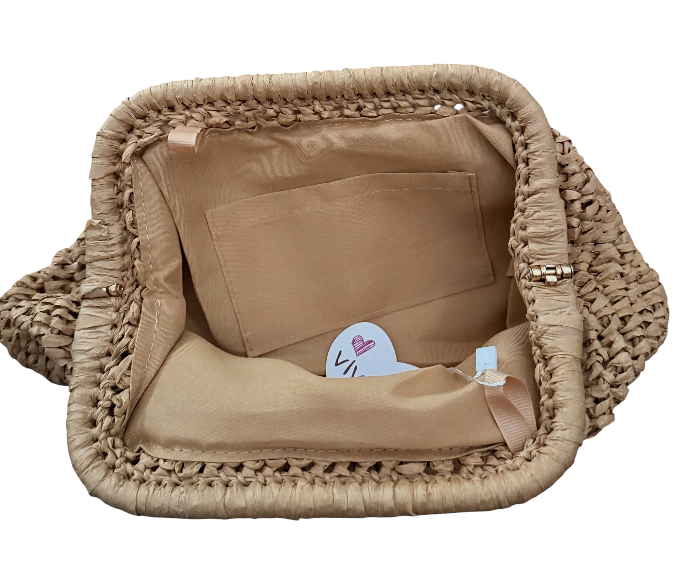 Bolso Pouch "Rafia"