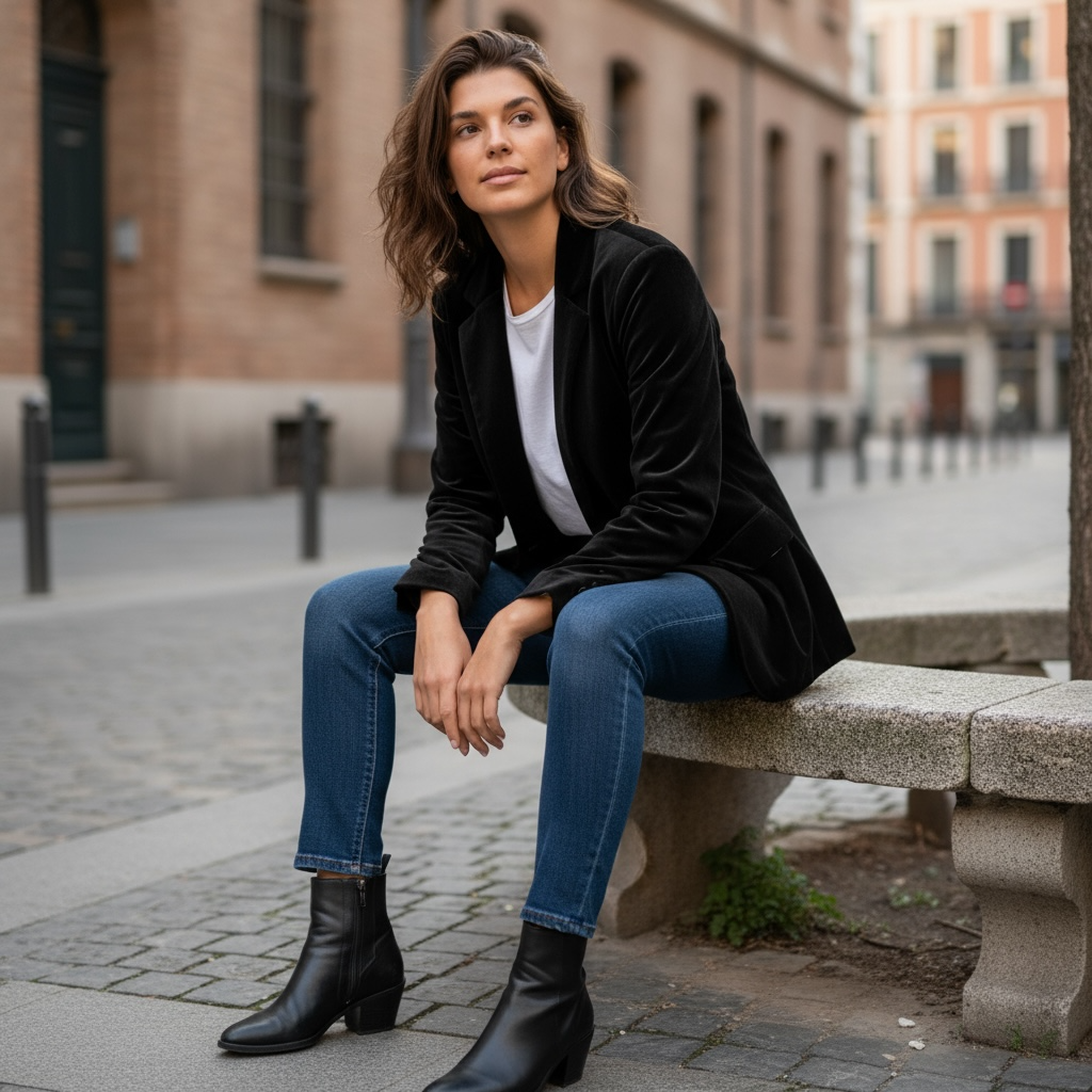 Blazer "Giorgia" negro