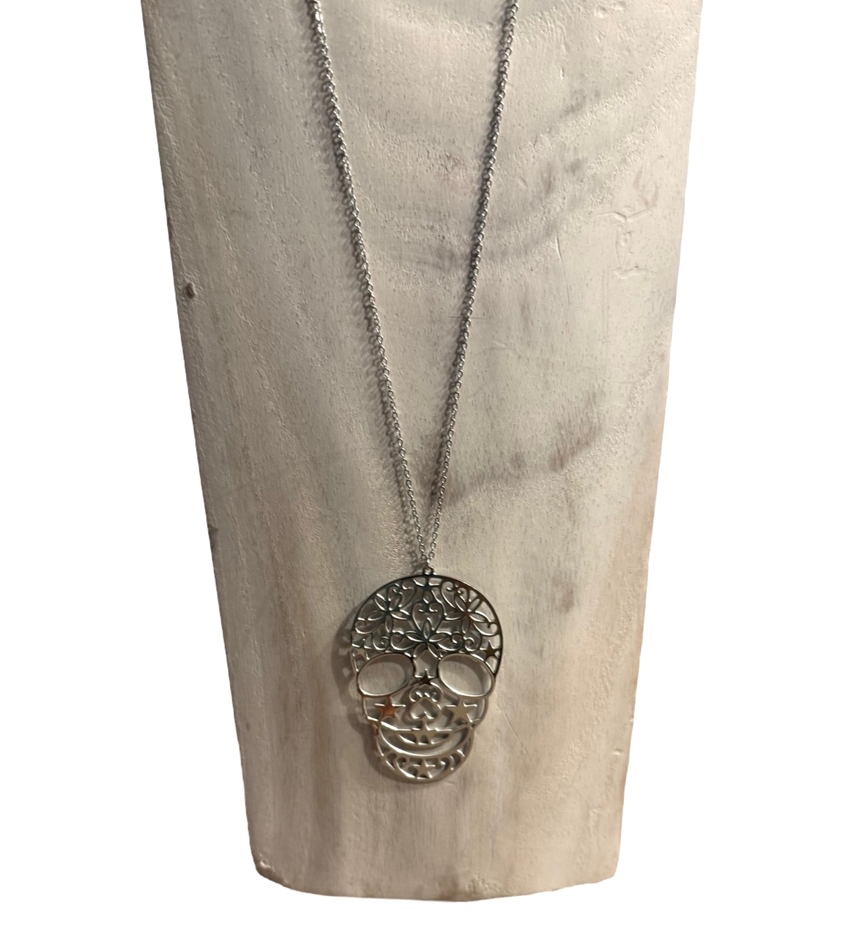 Cadena "Calaca" plata