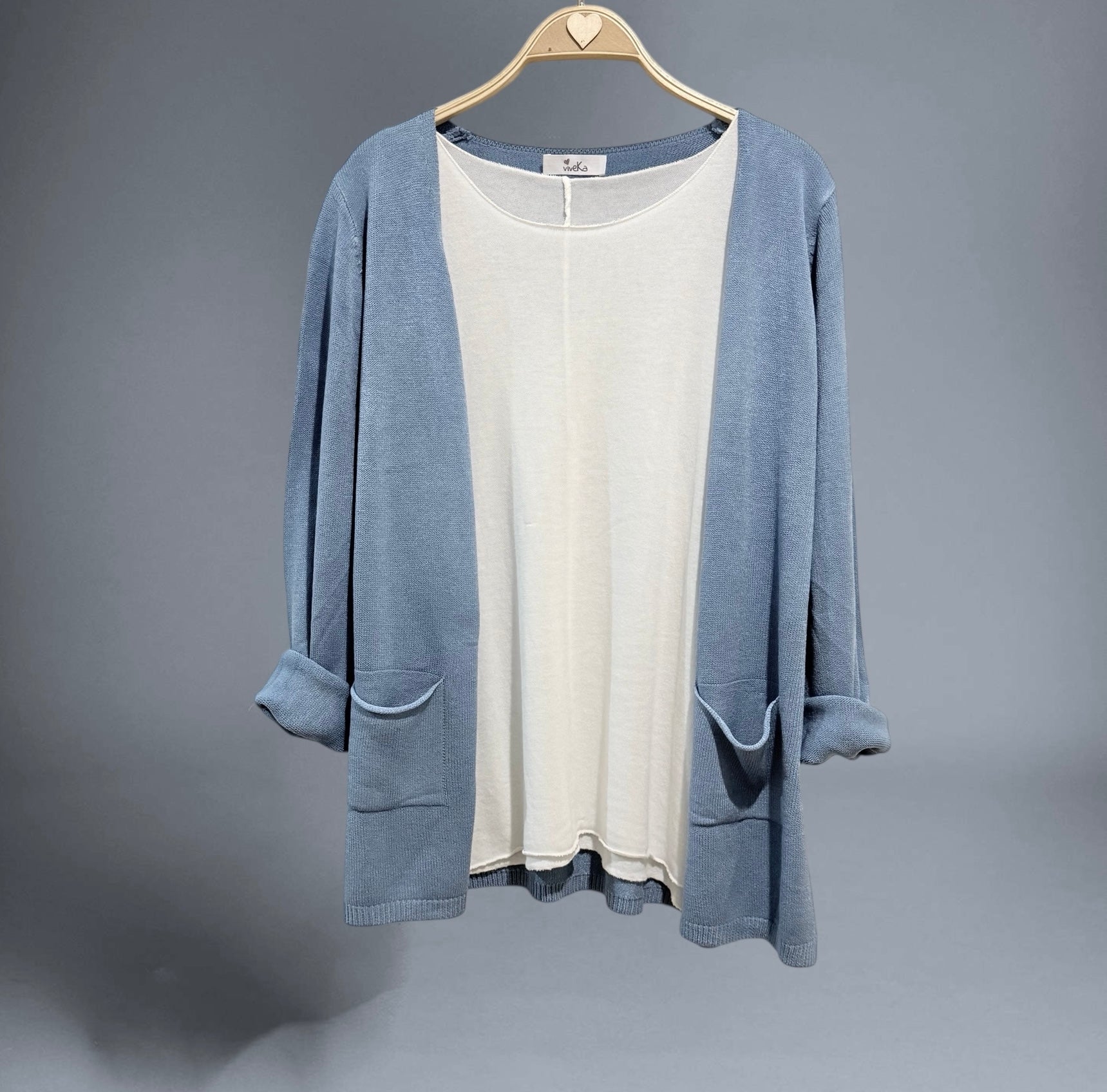 Chaqueta "Cósima" azul Francia