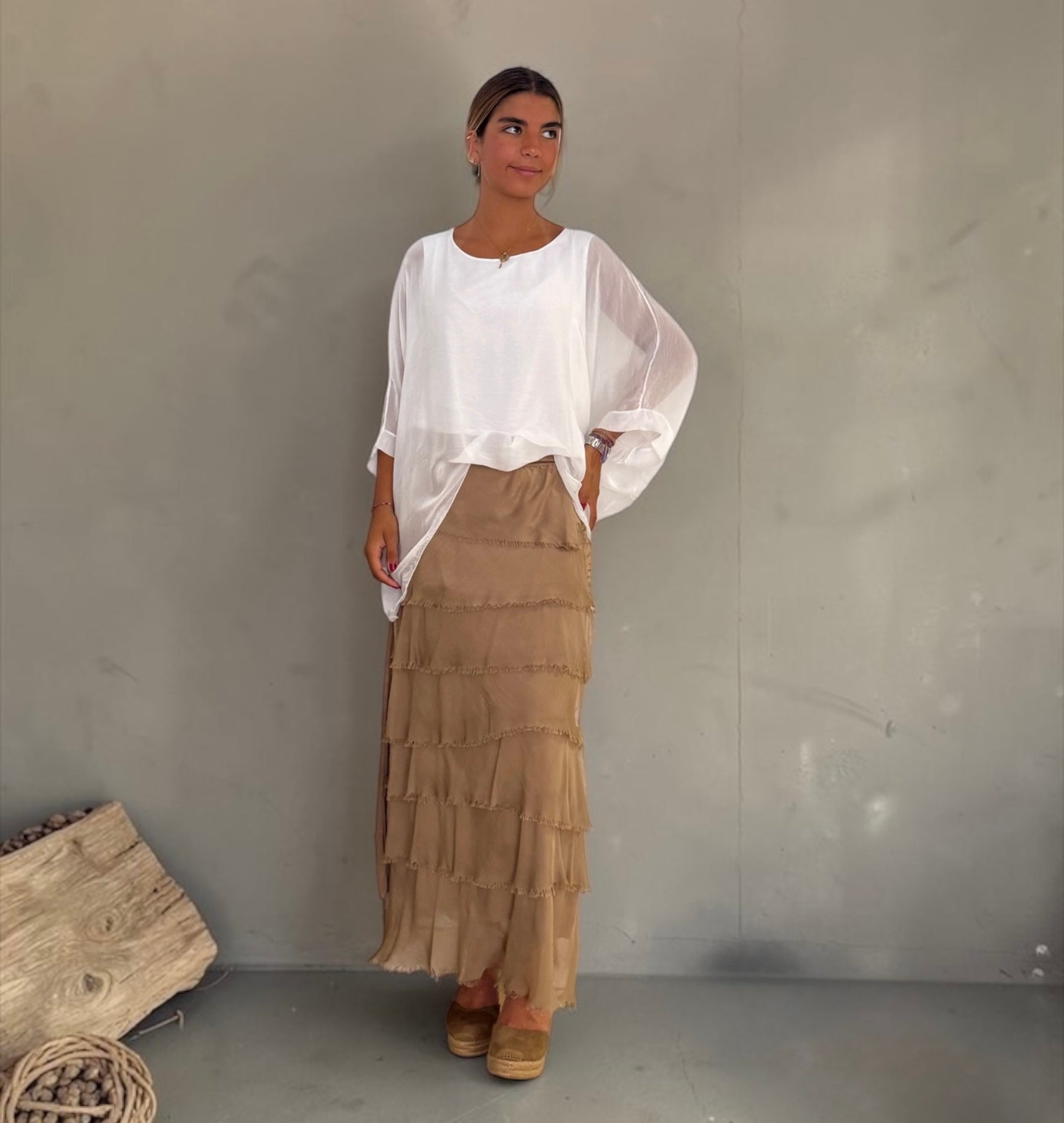 Blusa "Julieta" blanco