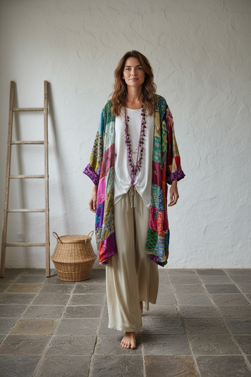 Kimono "Shalimar Patchwork Mara"