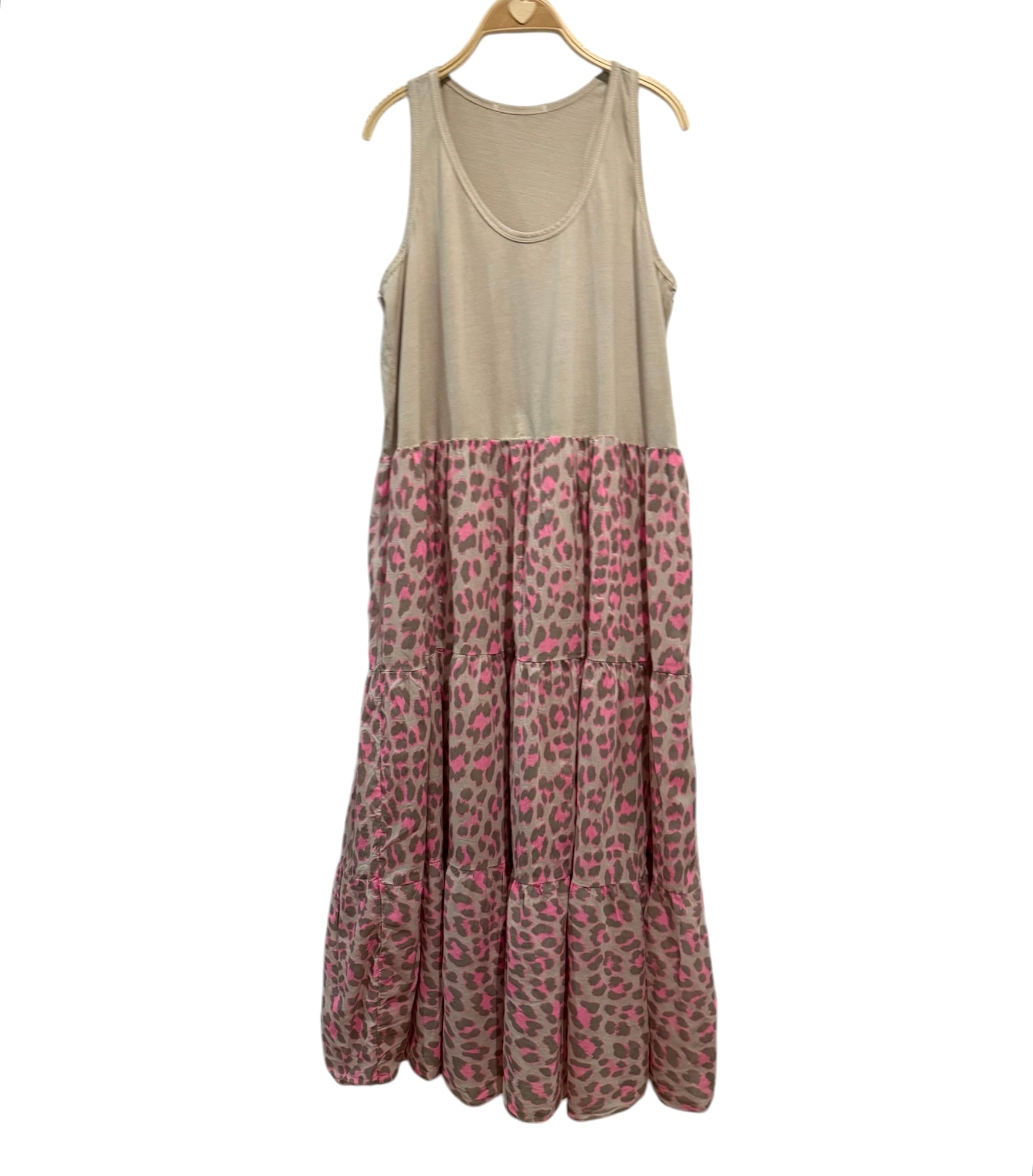 Vestido "Veronique Canotta" leo fucsia