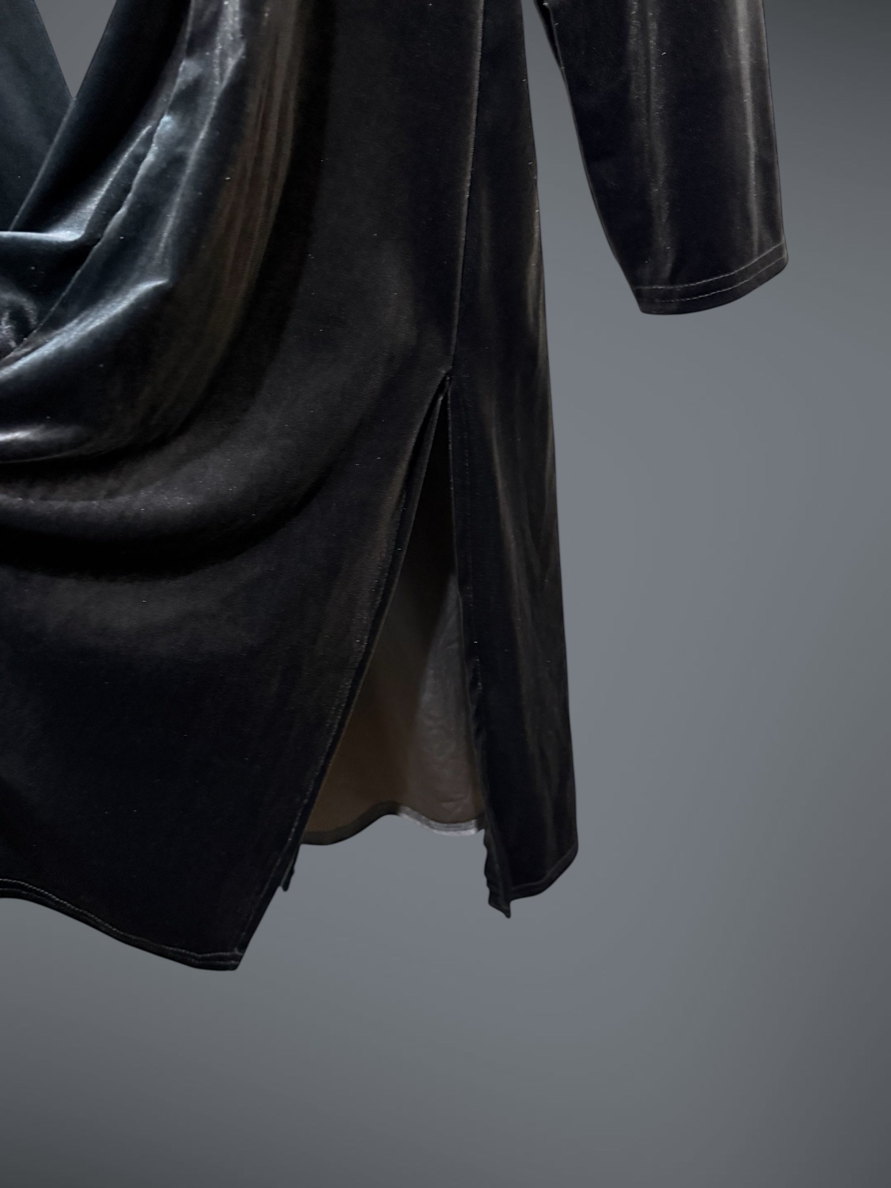 Kimono/Levita  "Giorgia" gris antracita