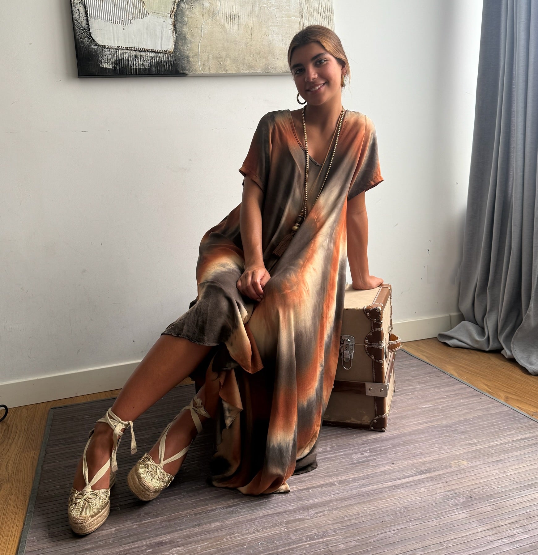 Vestido "Jasmine" tierras