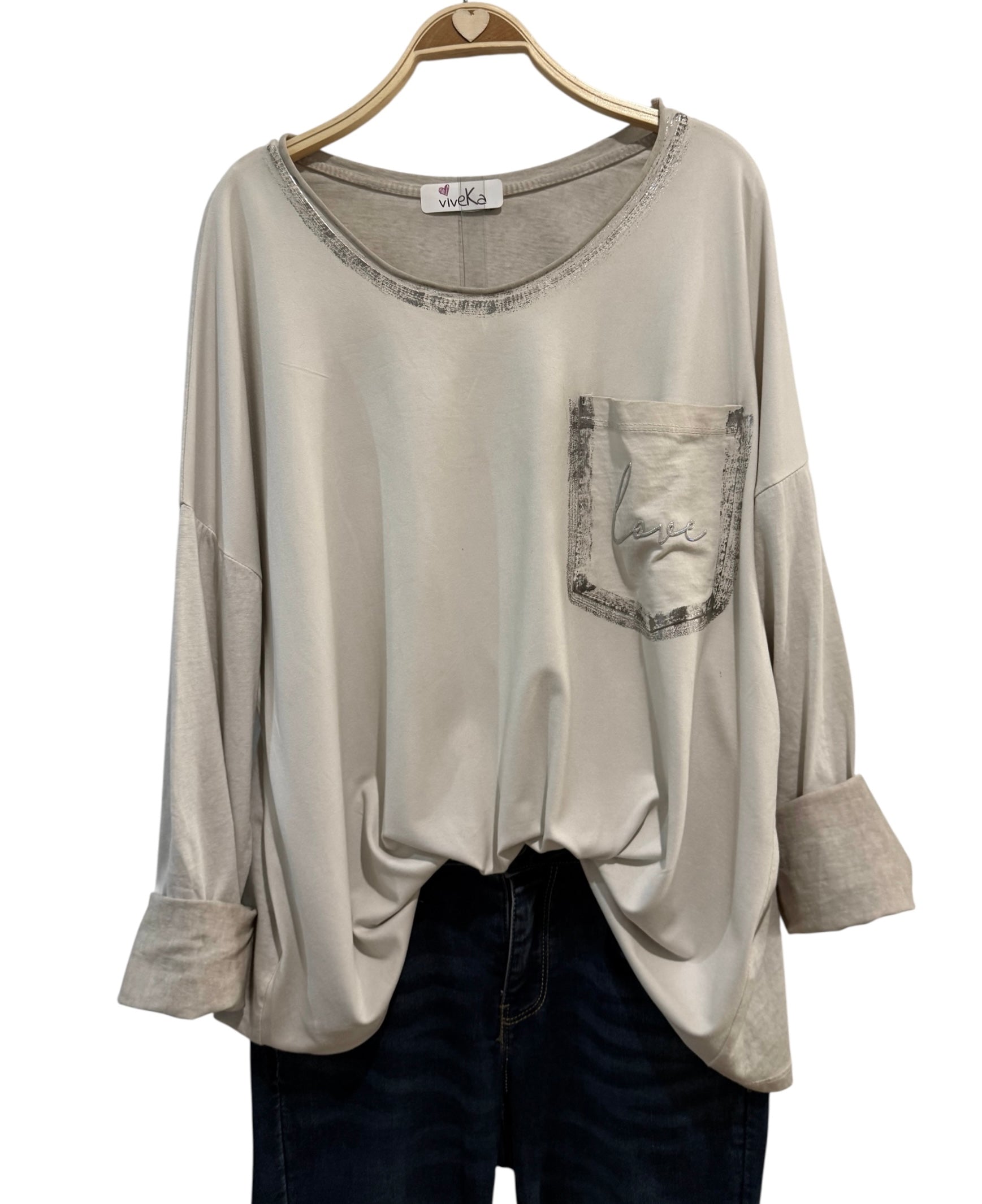 Camiseta "Love" arena