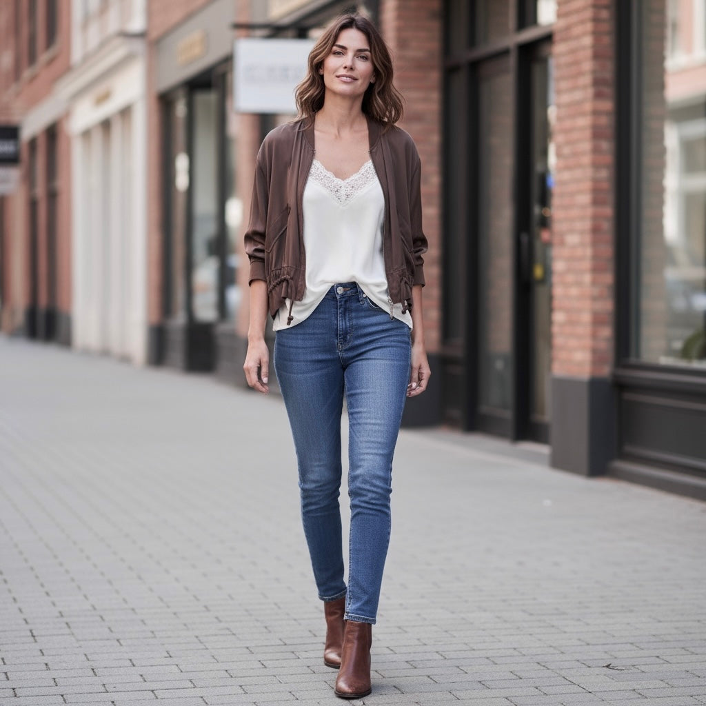 Beisbolera "Positano" chocolate