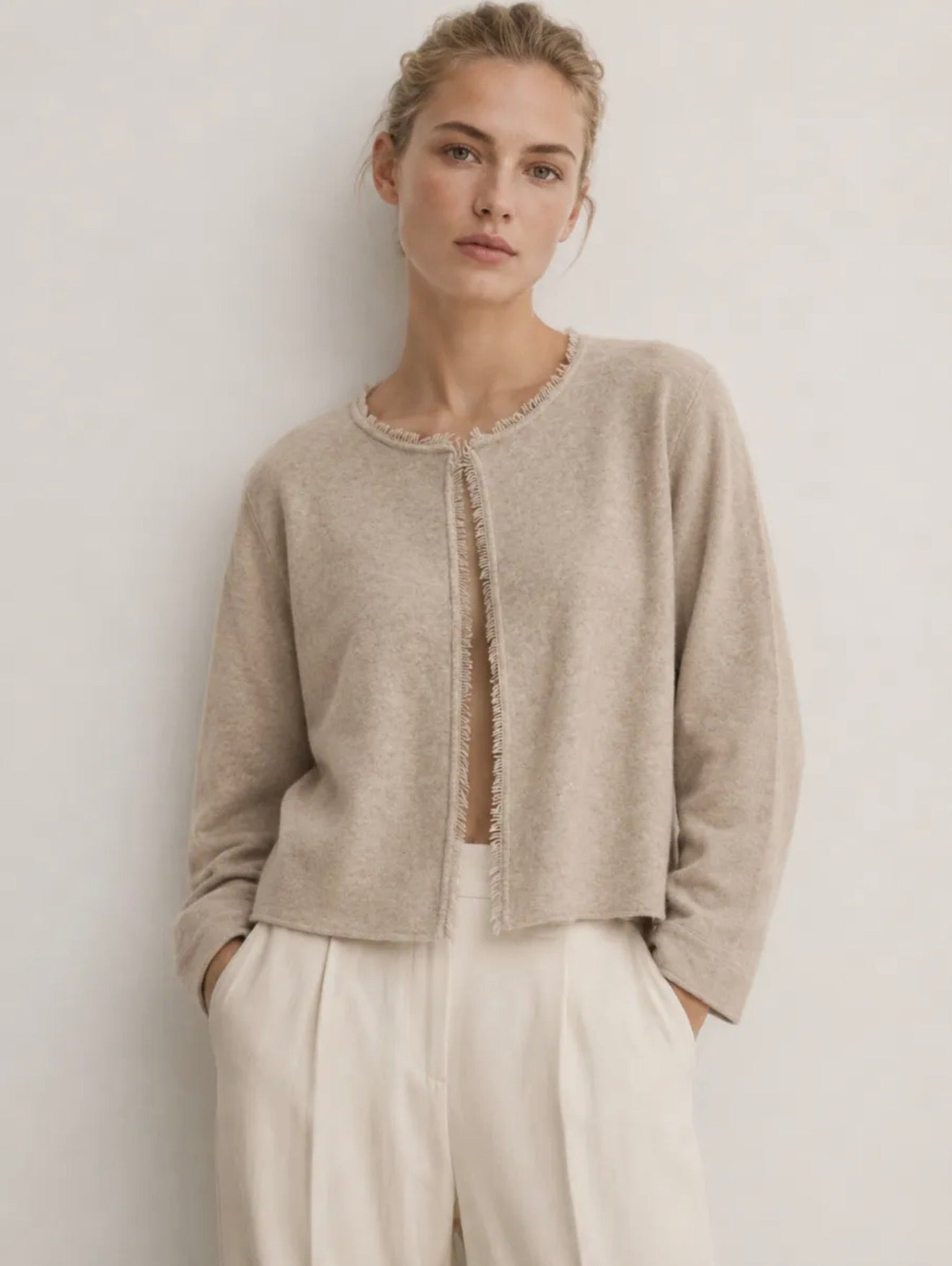 Chaqueta "Cropped" arena