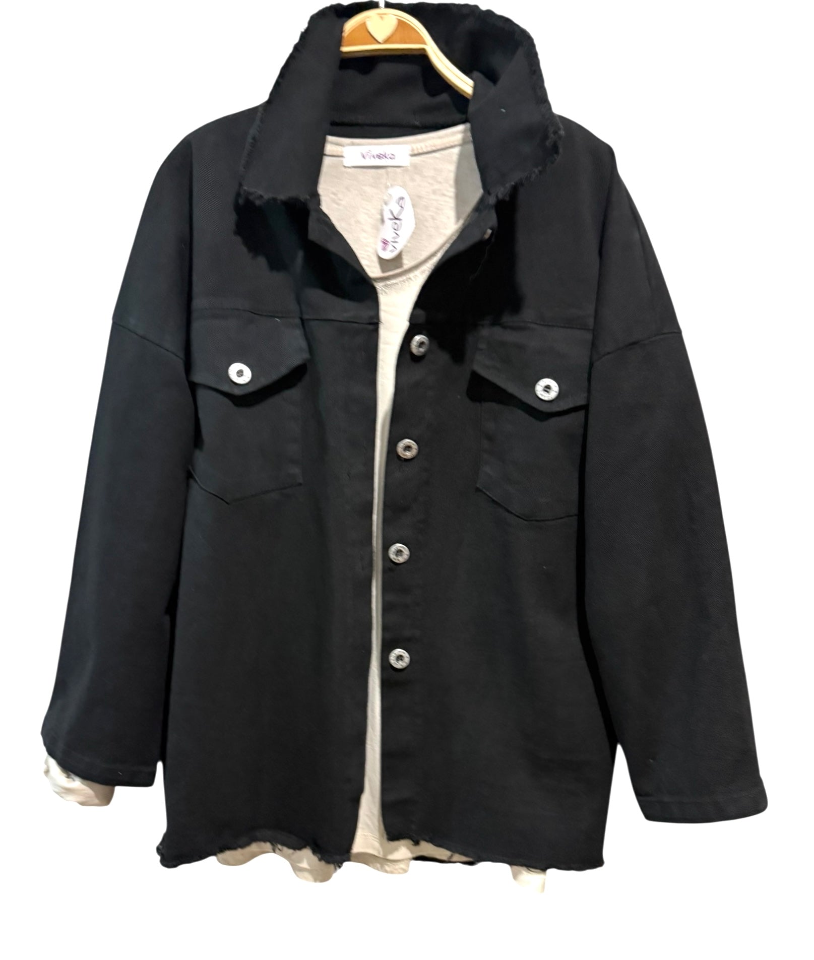 Cazadora/Sobrecamisa "Eneka" negro