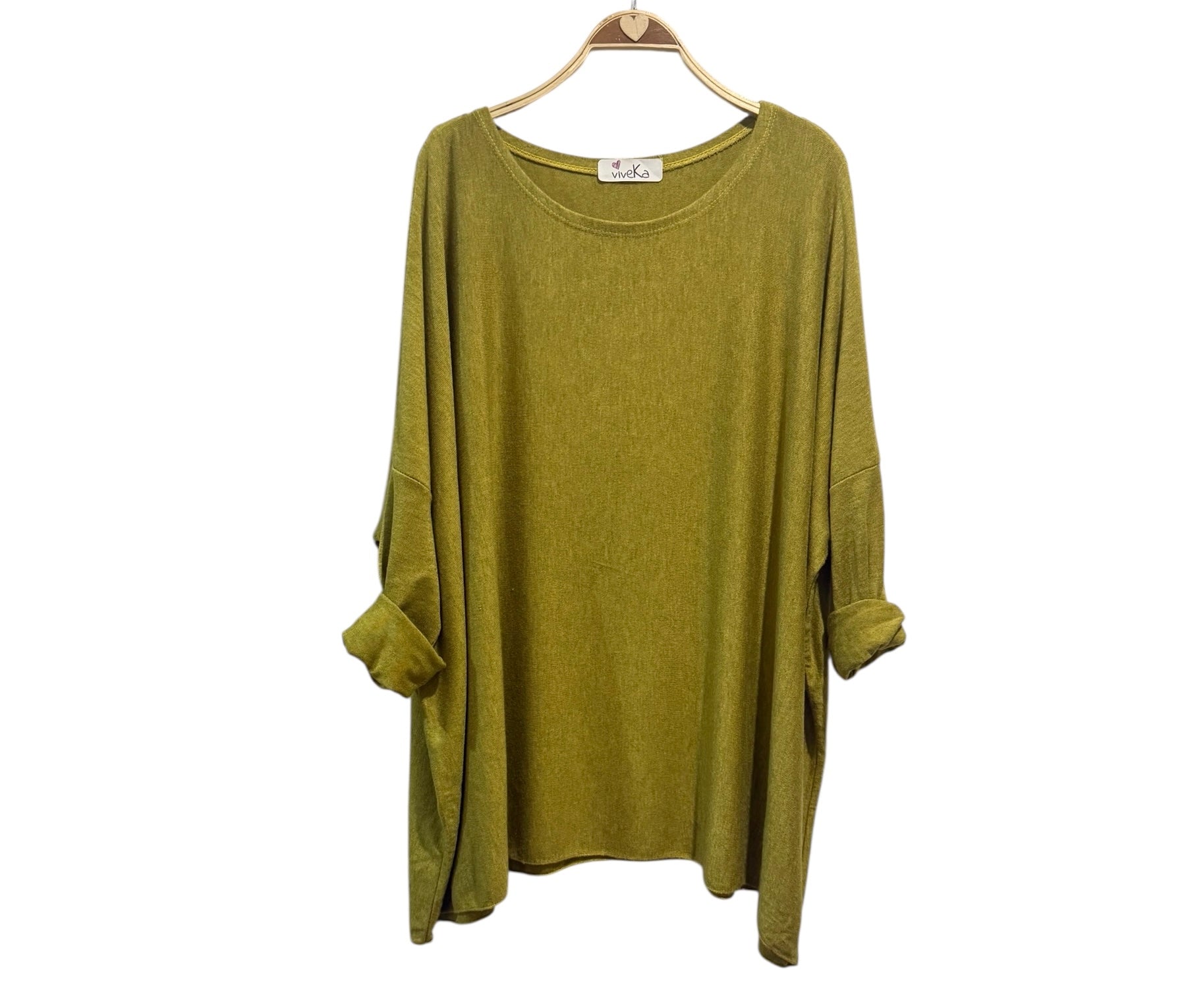 Jersey "Over Must" oliva
