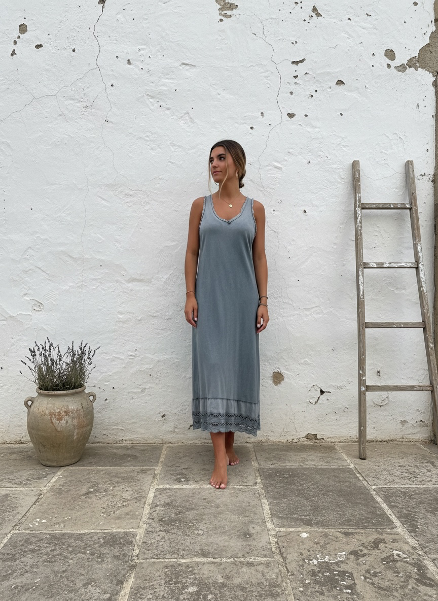 Vestido "Carola" gris