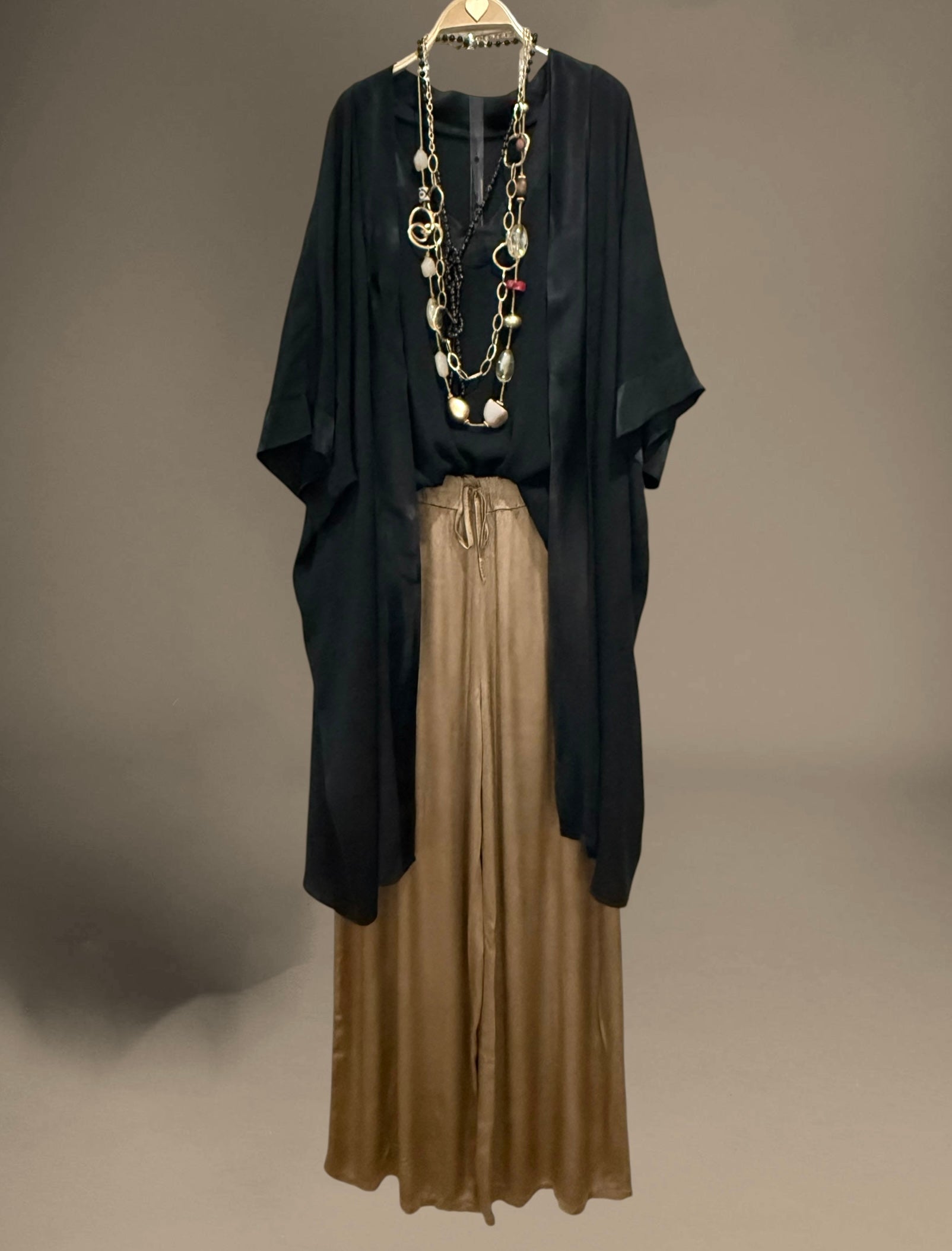 Kimono "Zania" negro