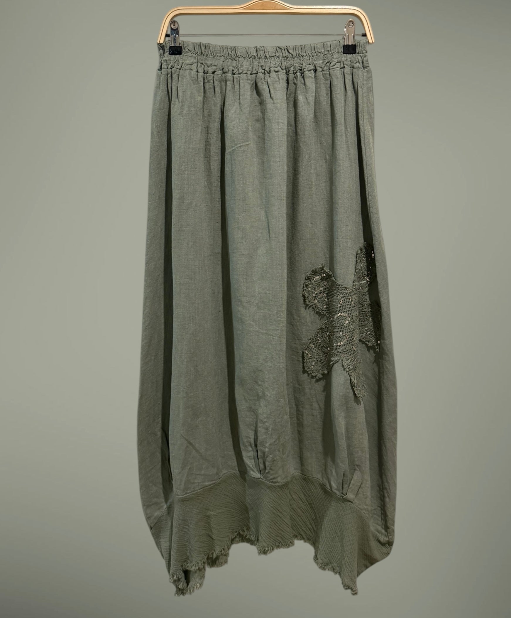 Falda "Giuliana" verde