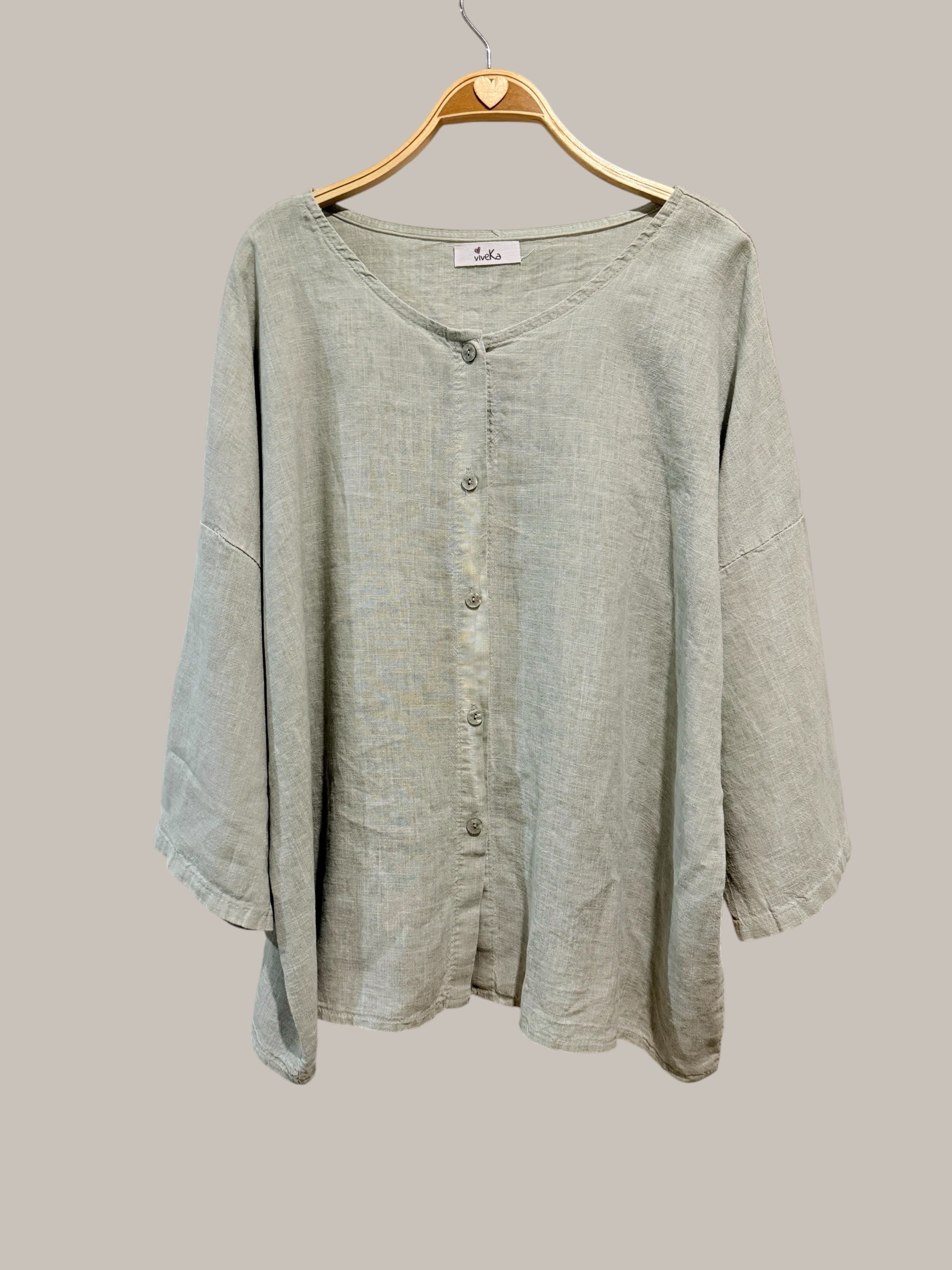 Chaqueta/camisa "Ischia" verde clarito