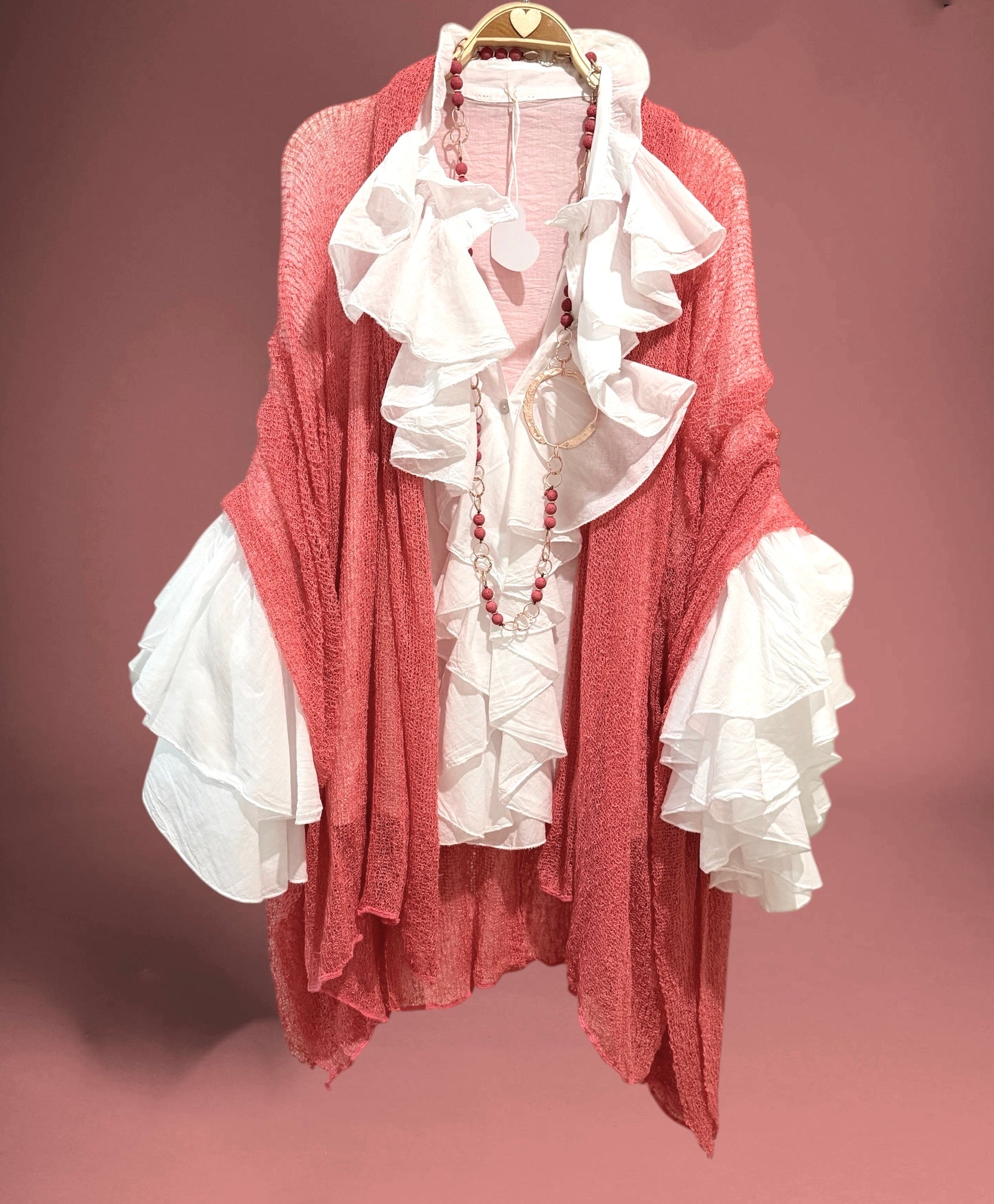 Chaqueta "Magia" coral