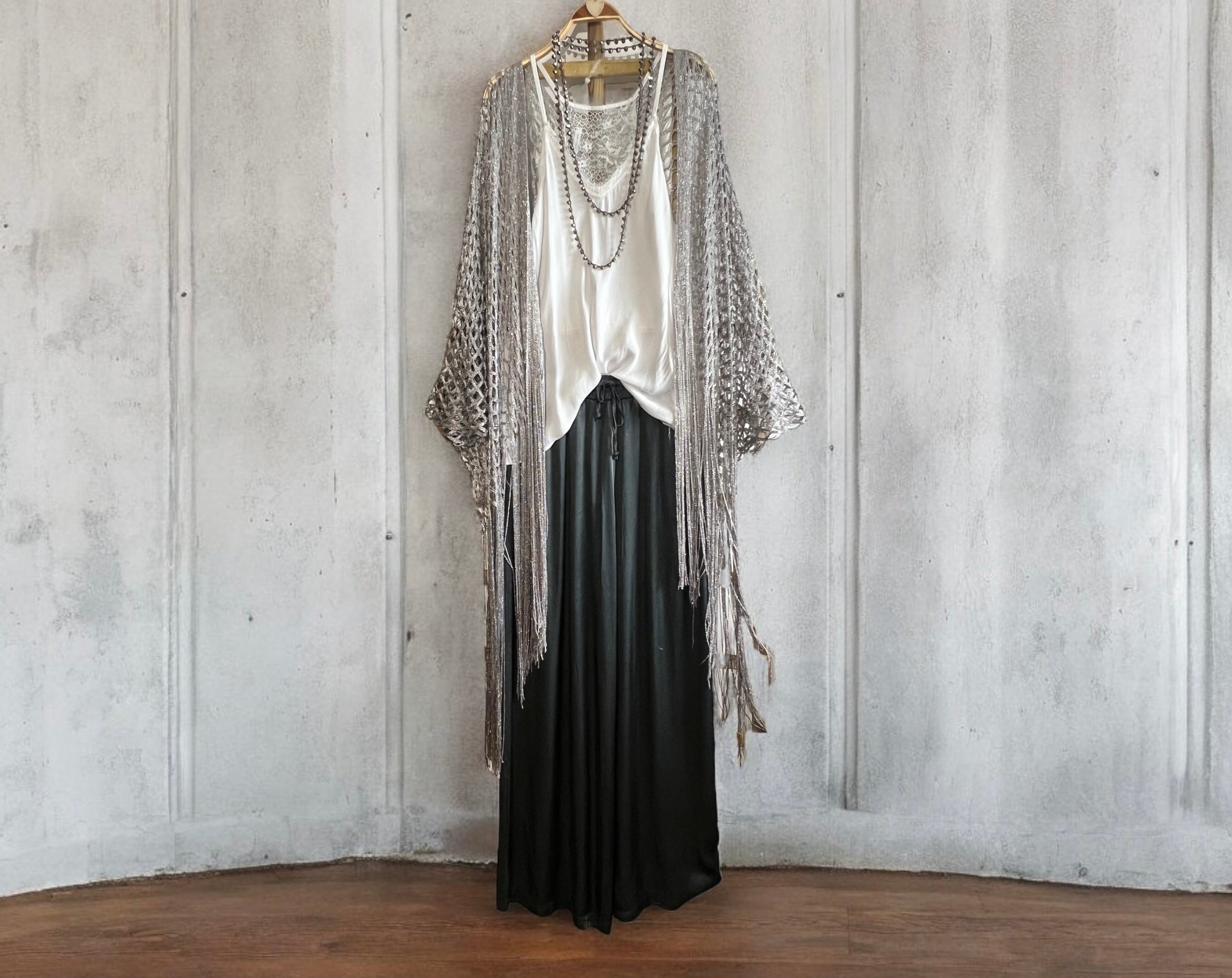 Poncho "Lune" plata