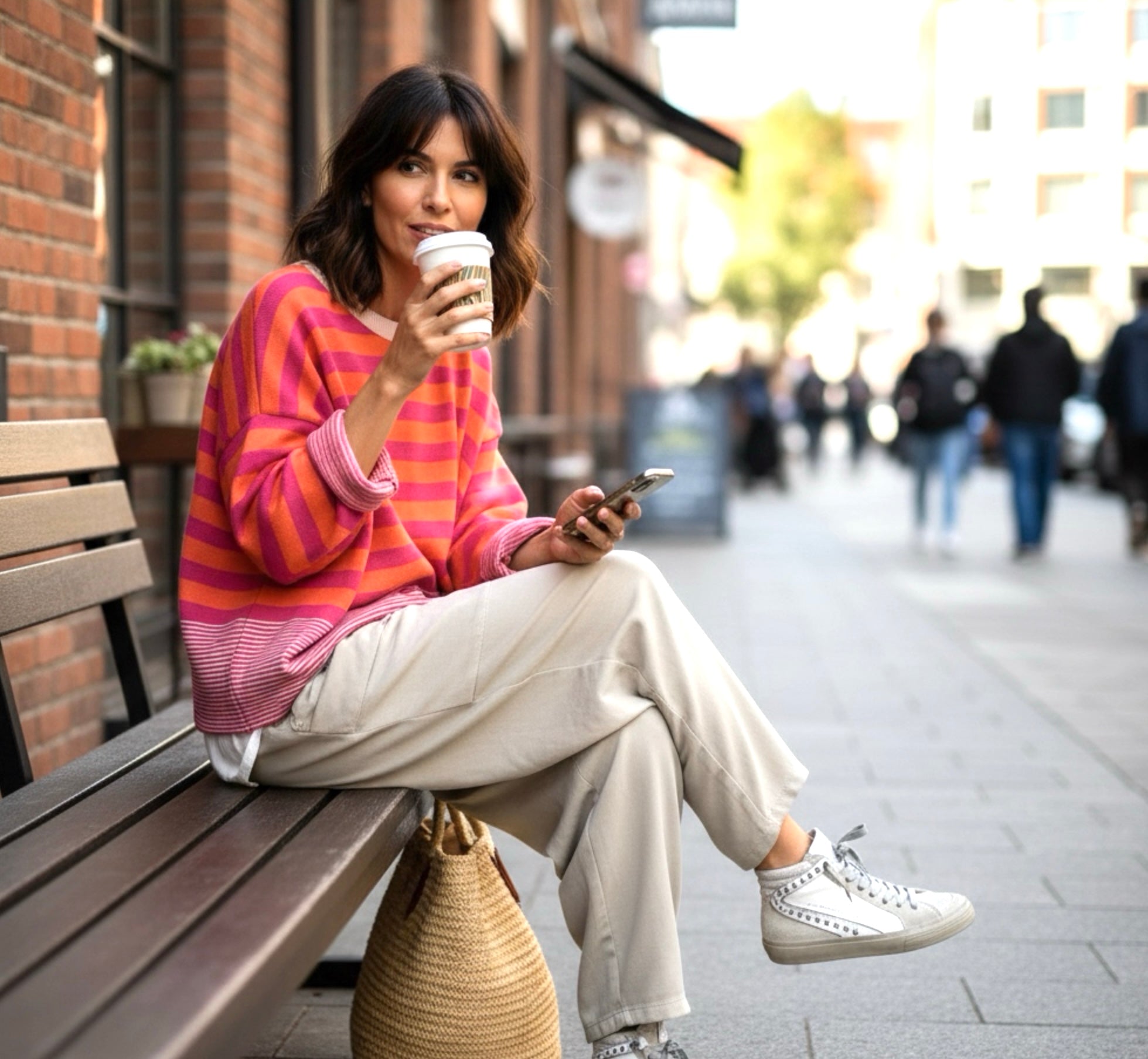 Pantalón "Dana Slouchy Sum" arena