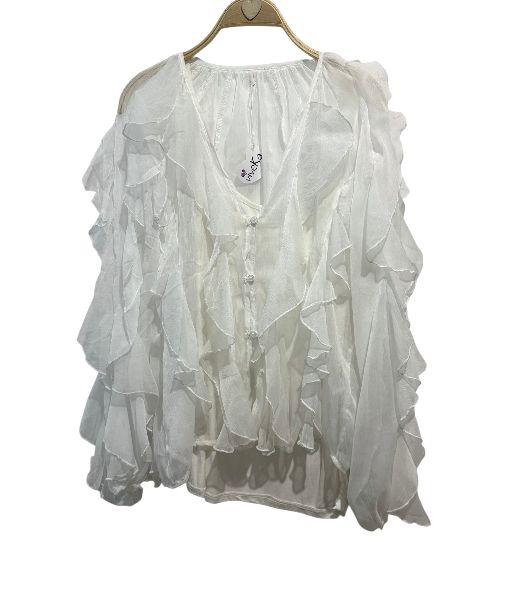 Blusa "Romántica" gasa