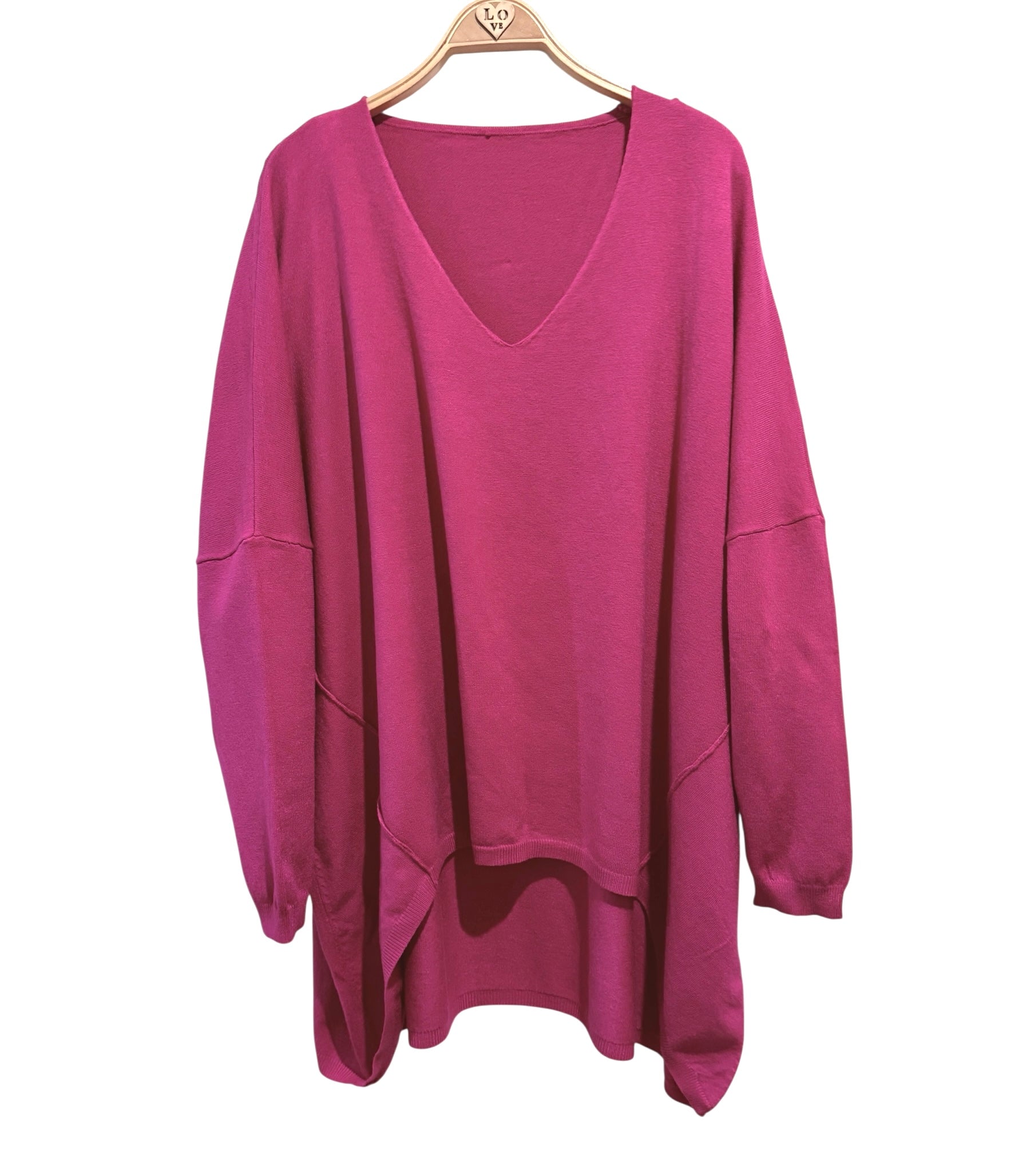 Jersey "Margot" pico fucsia