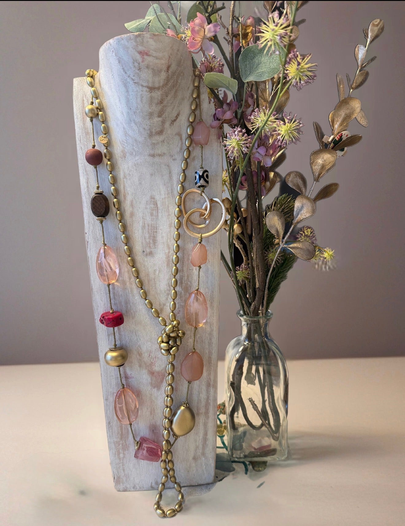 Collar "Serena" rosa