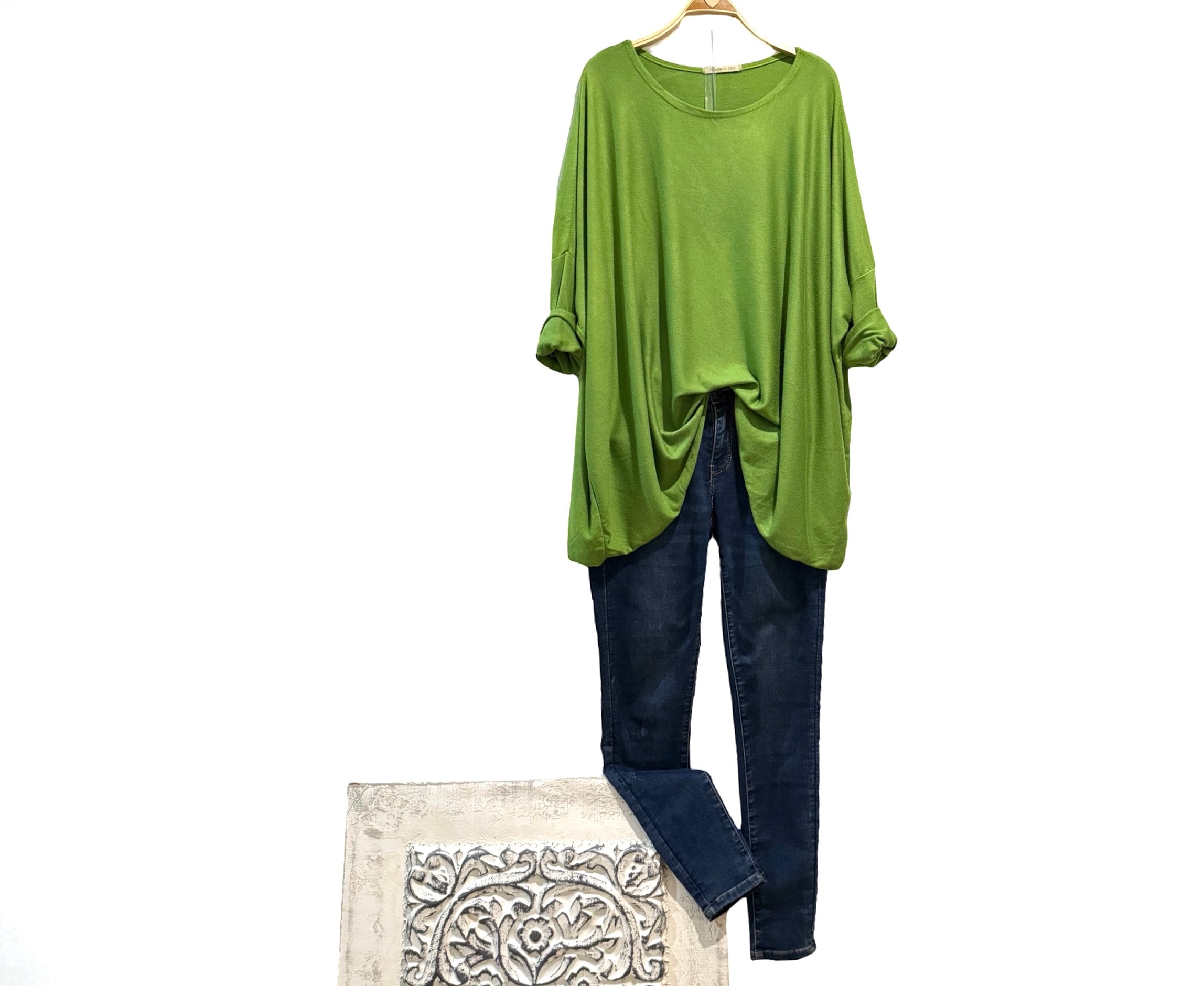 Jersey "Over Must" verde trébol