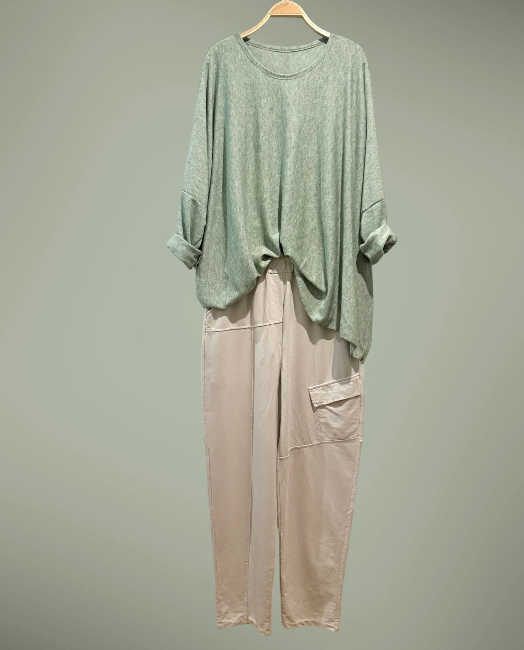 Jersey "Over Must Sempre" verde menta