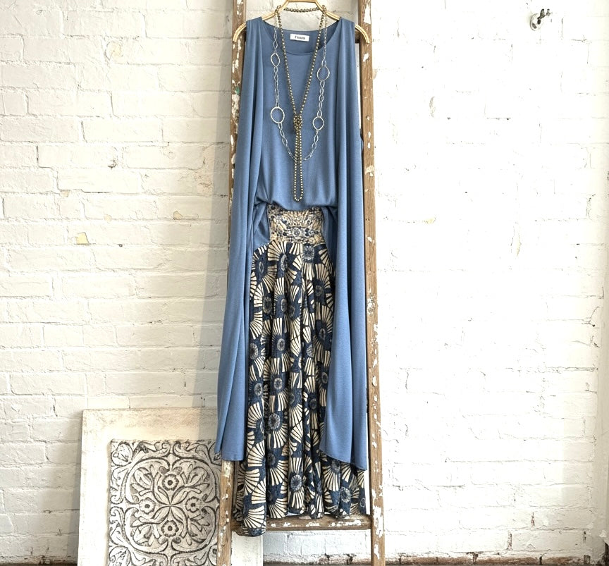 Chaleco "Cassandra"azul