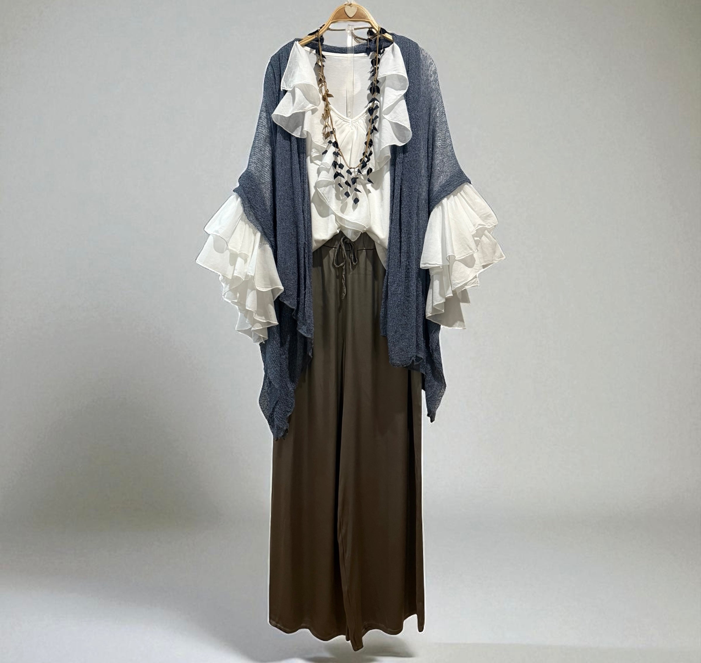 Camiseta "Boho Chic" blanco