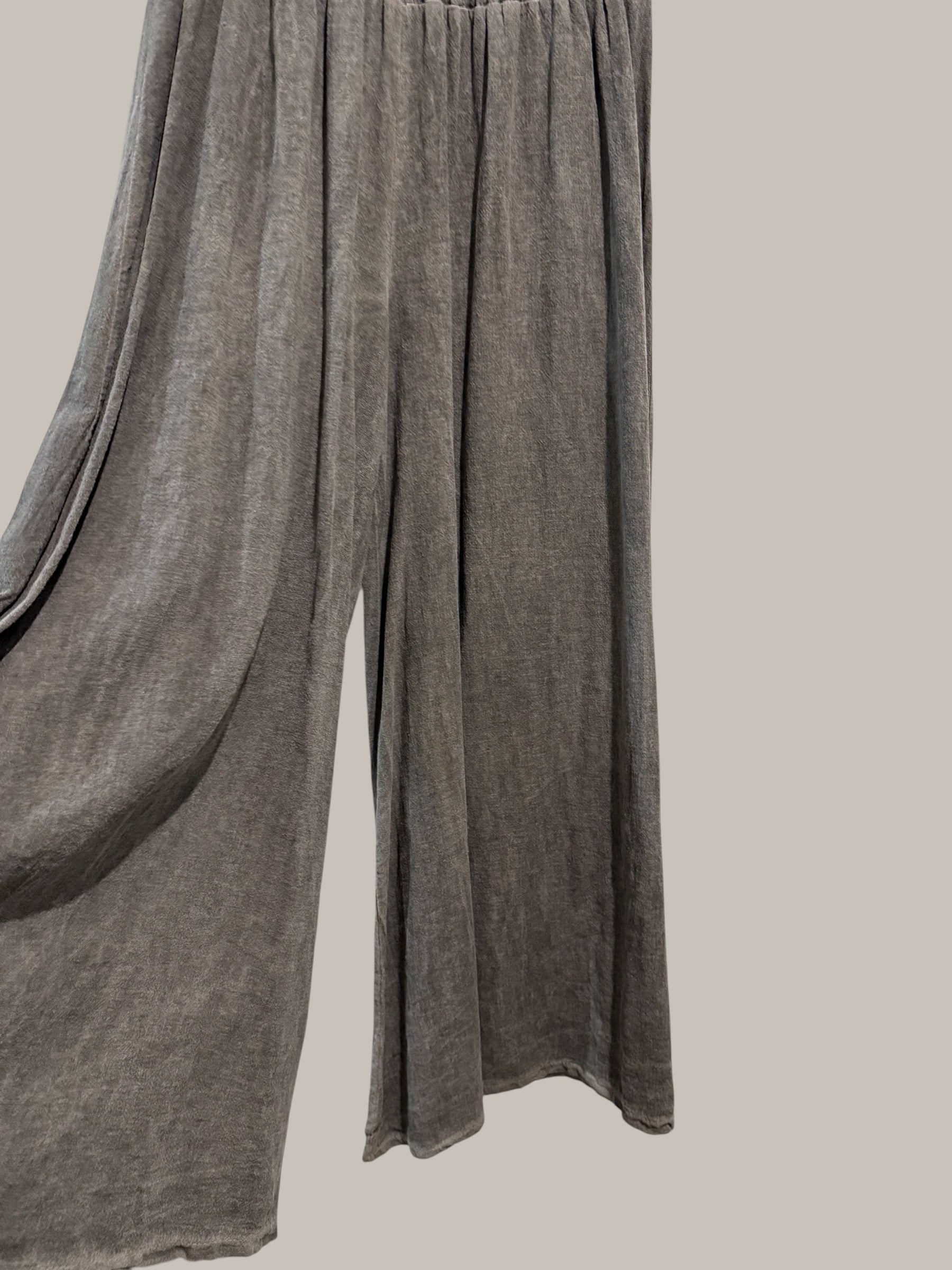 Falda pantalón "Amalfi" topo oscuro