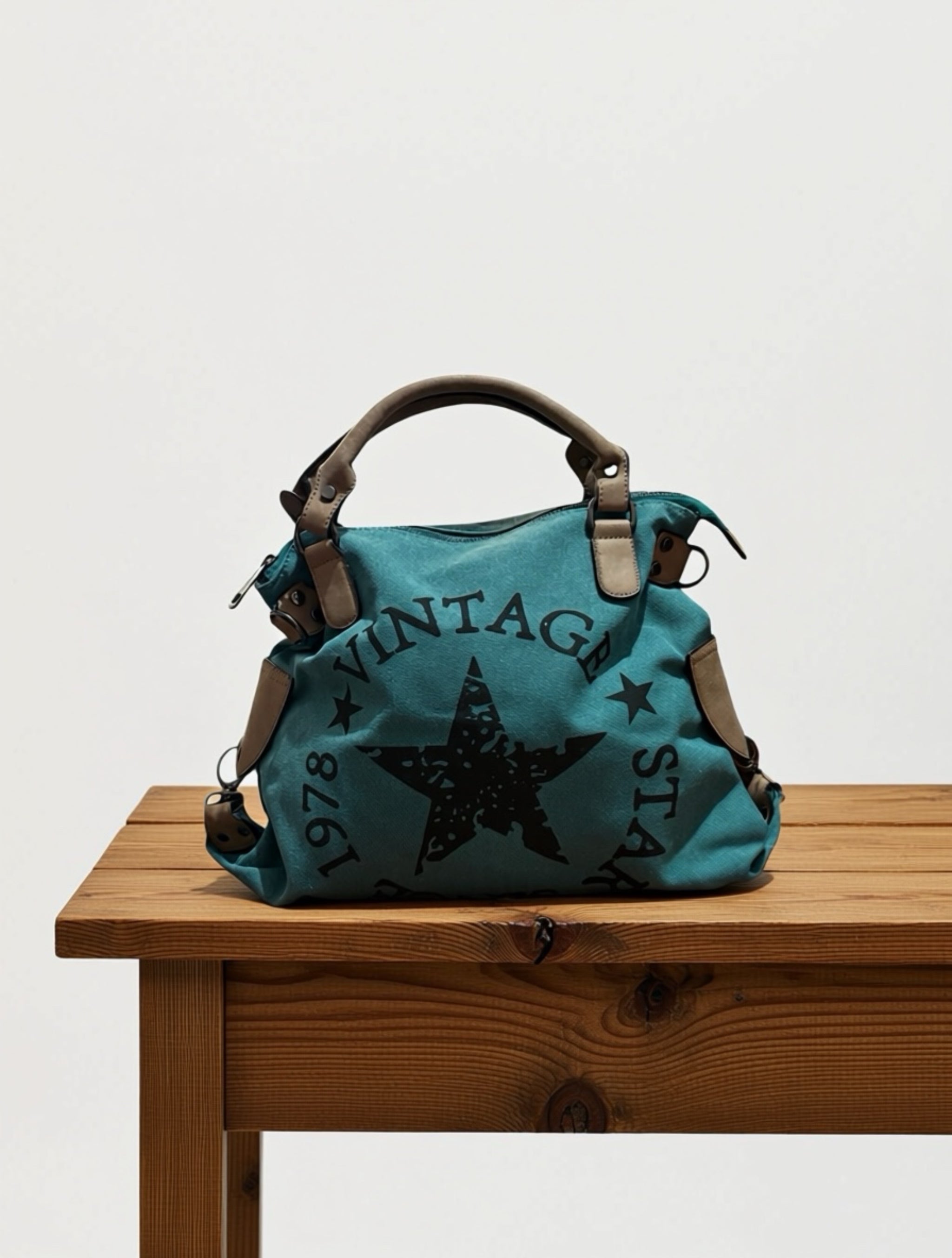 Bolso "Basic Star" verde tiffany