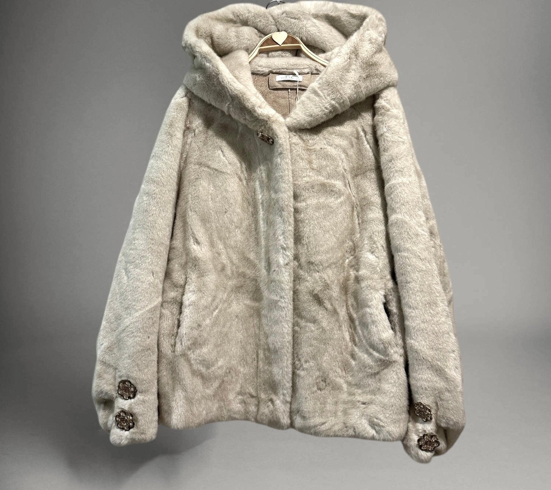 Abrigo "Alessia" claro