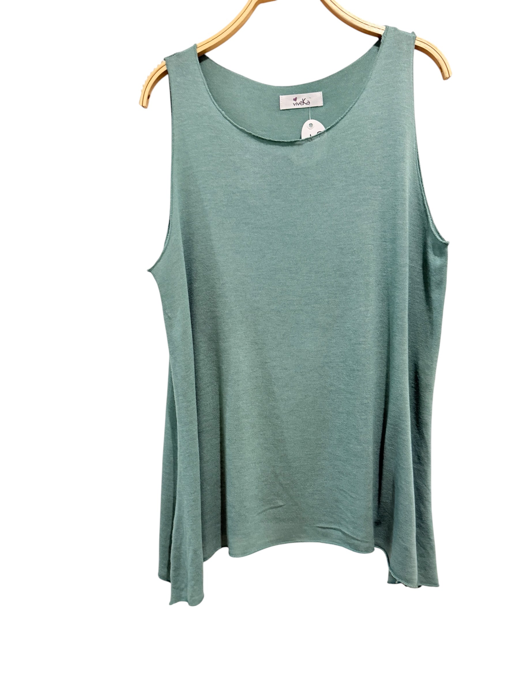 Camiseta "Cassandra" tirante ancho tifany