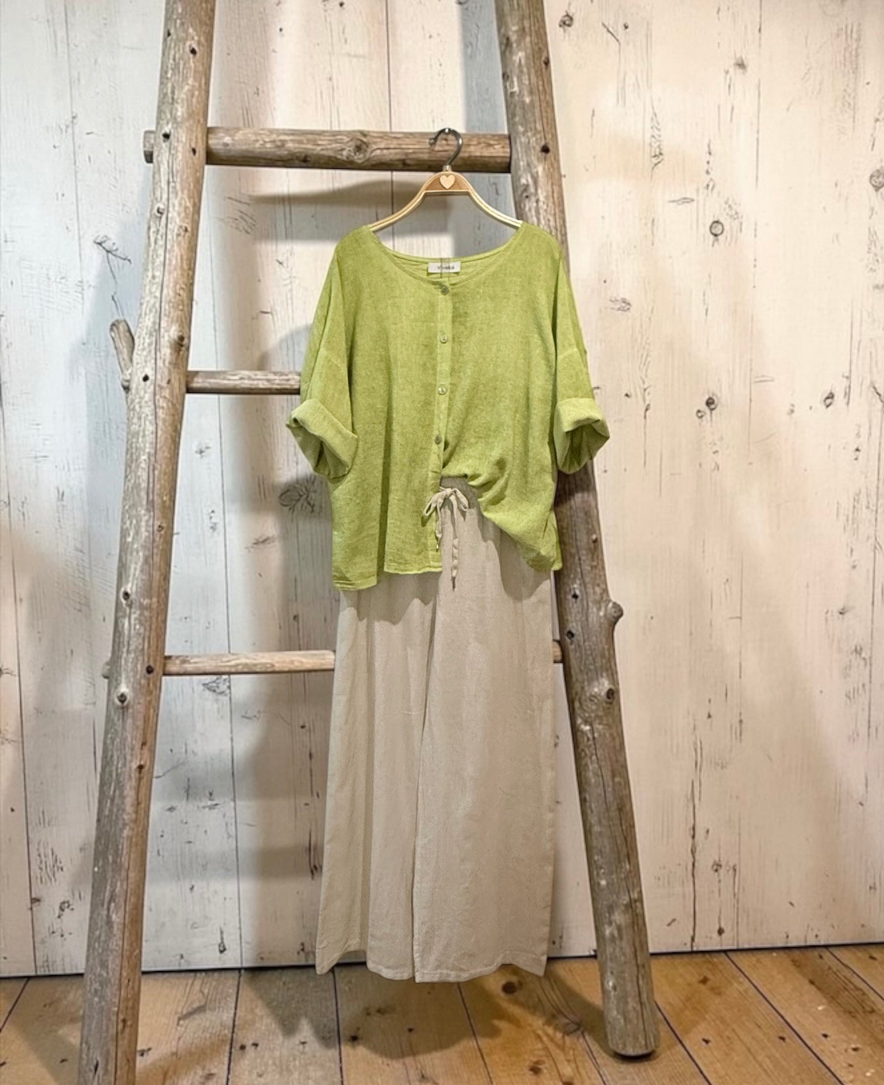 Chaqueta/camisa "Amalfi" pistacho