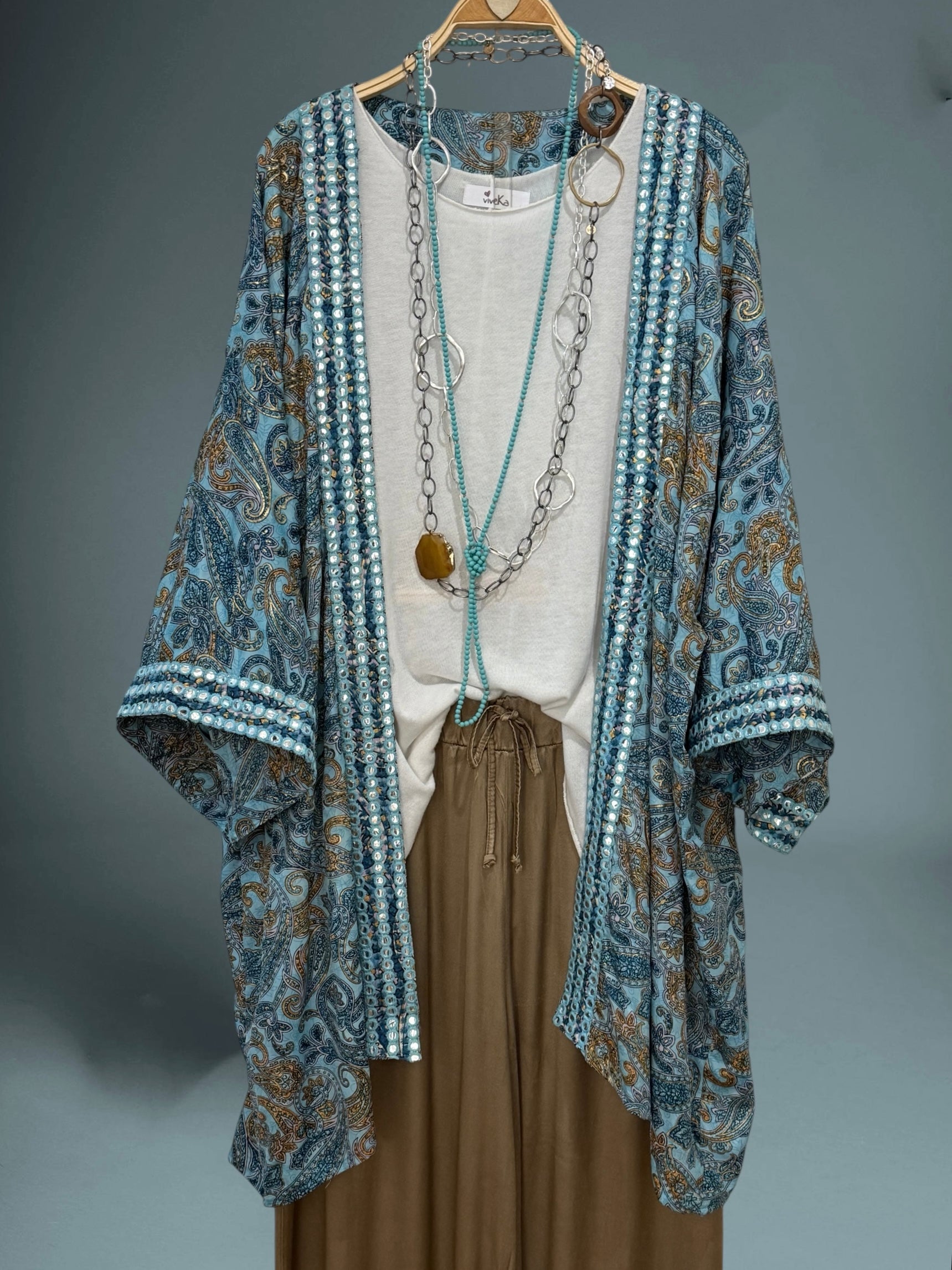 Kimono "India Halago" medio