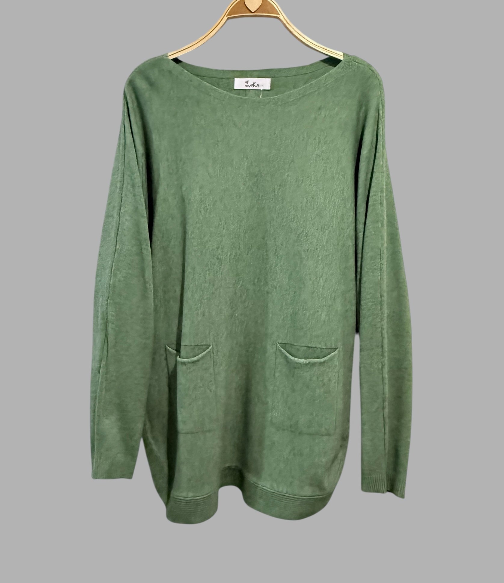 Jersey "Básico Redondeado" verde