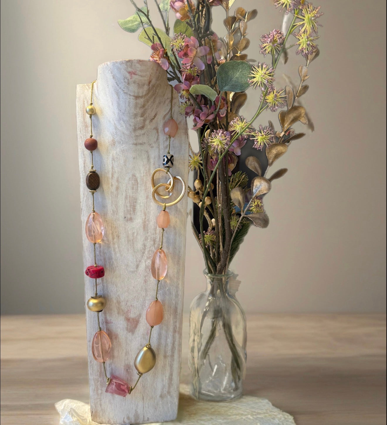 Collar "Serena" rosa