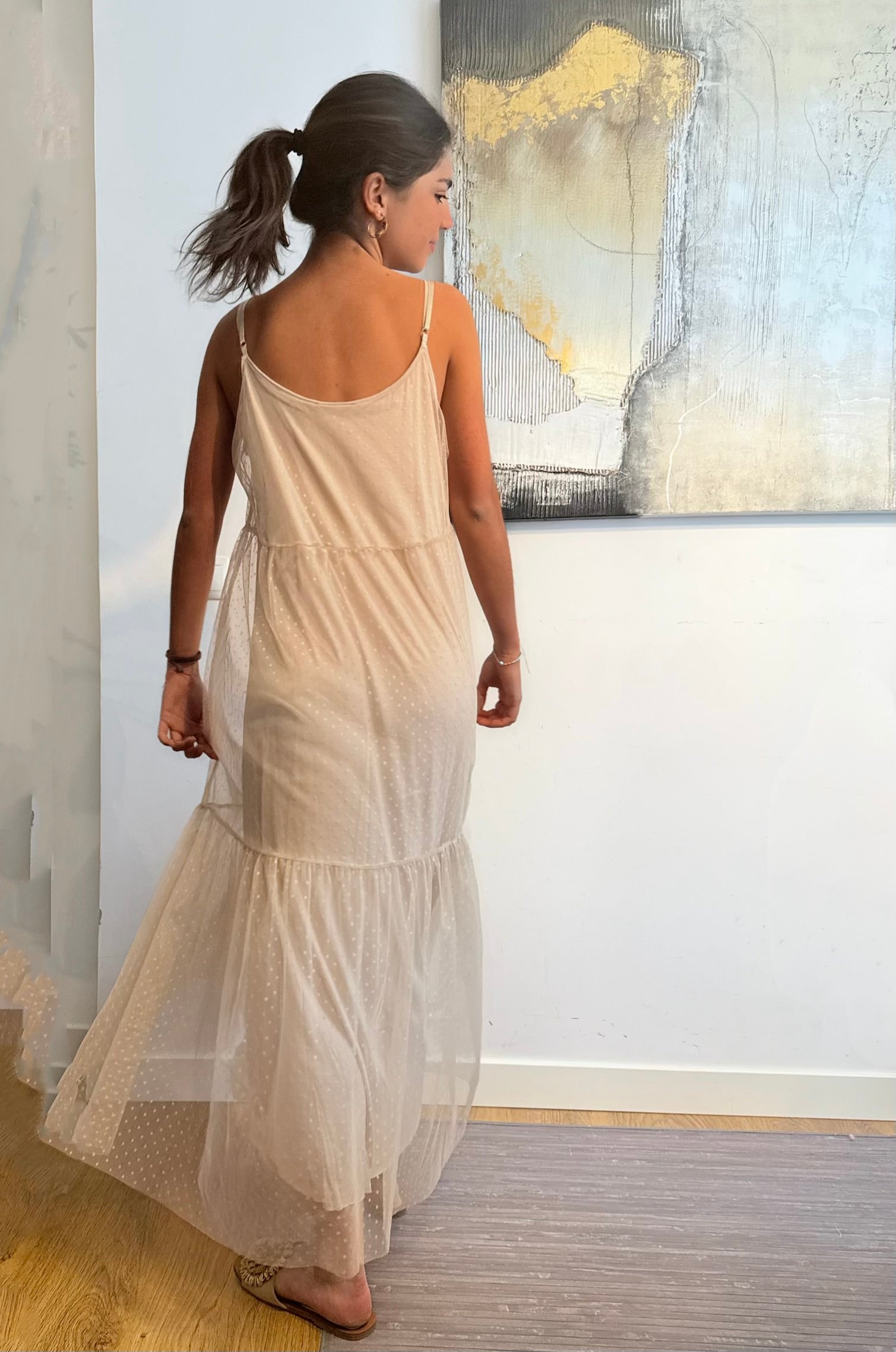 Vestido "Tula" arena