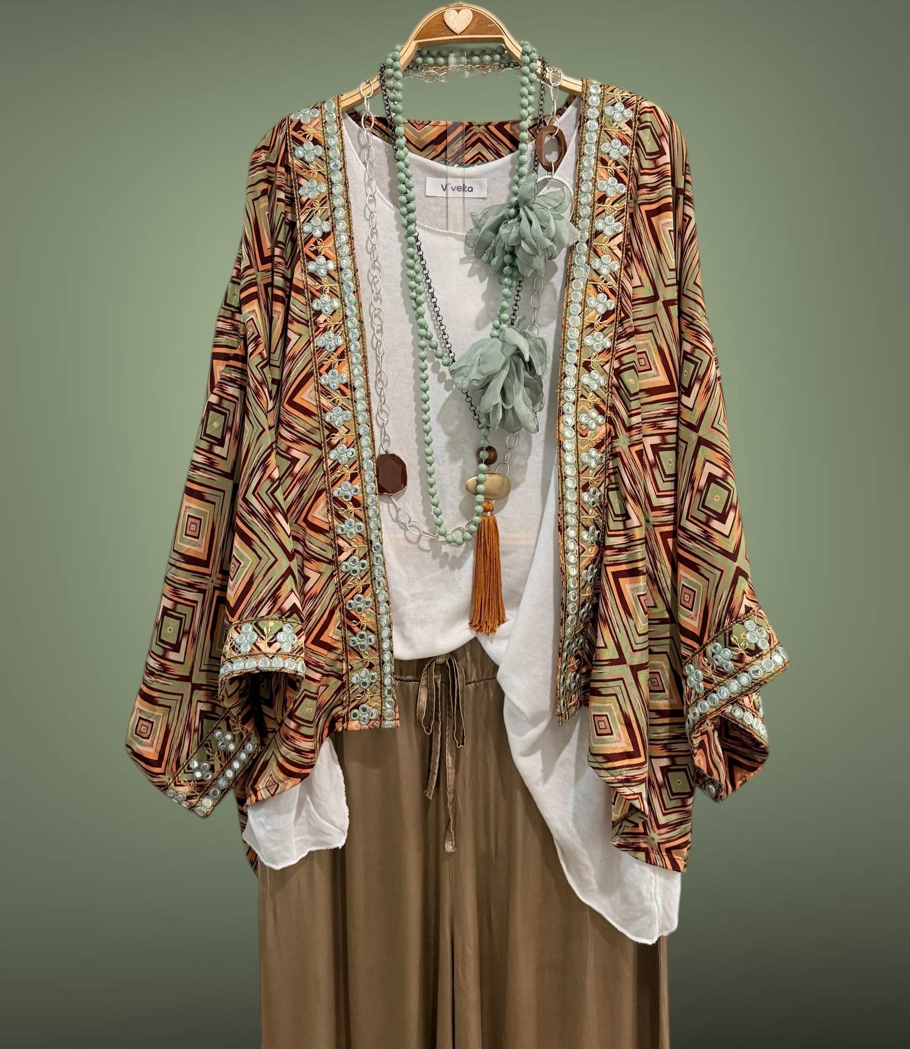 Kimono "India Geometrics"