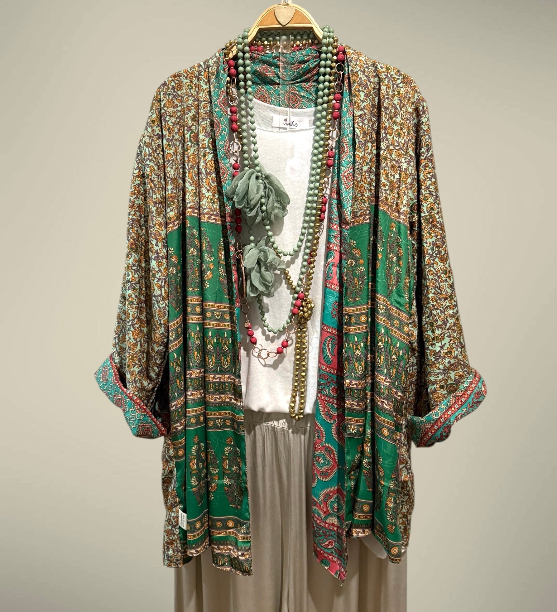 Kimono "Kira En Verdes"