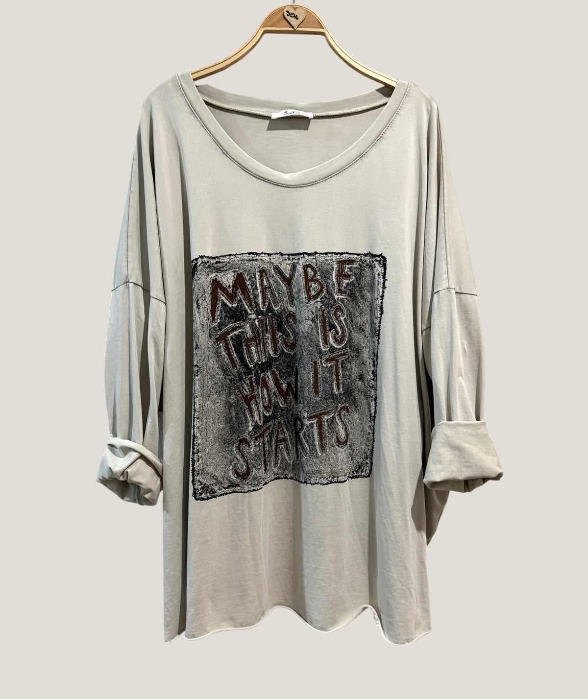 Camiseta "Over Maybe"