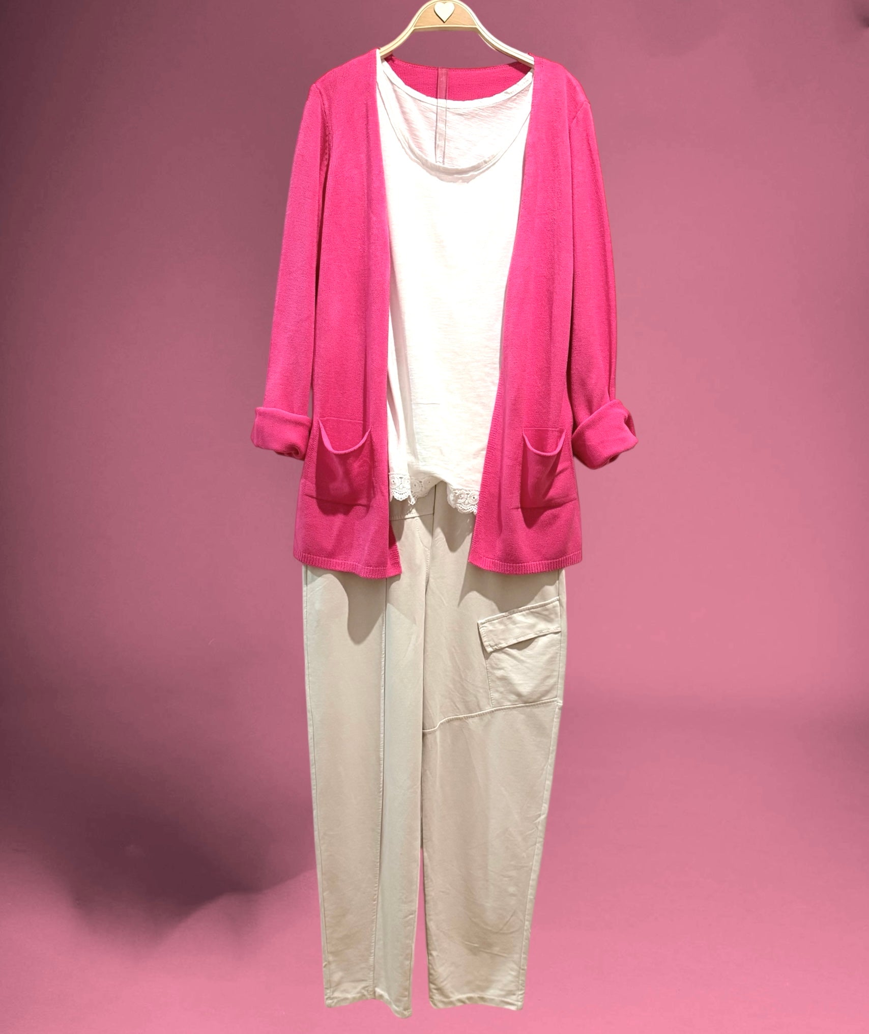 Chaqueta "Cósima" fucsia