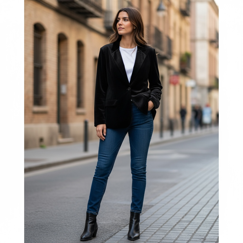 Blazer "Giorgia" negro