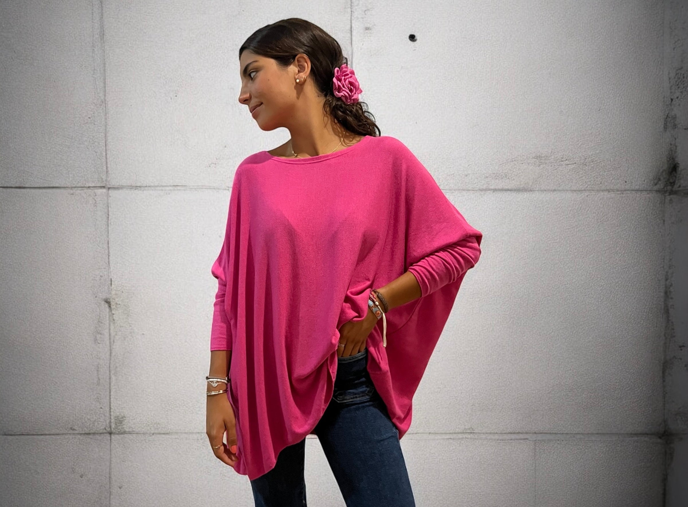 Jersey "Over Must" fucsia
