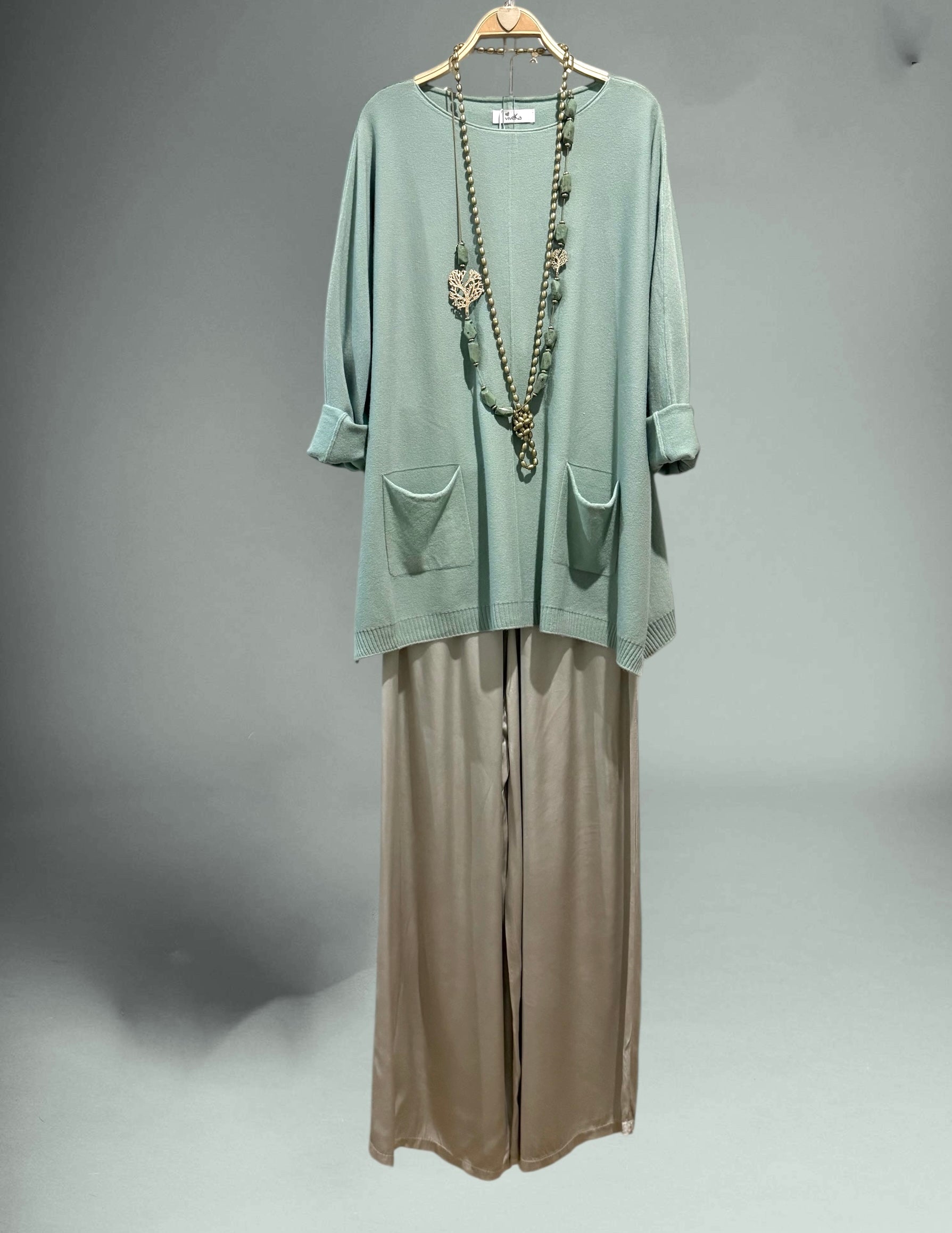 Jersey "Elisa" verde menta