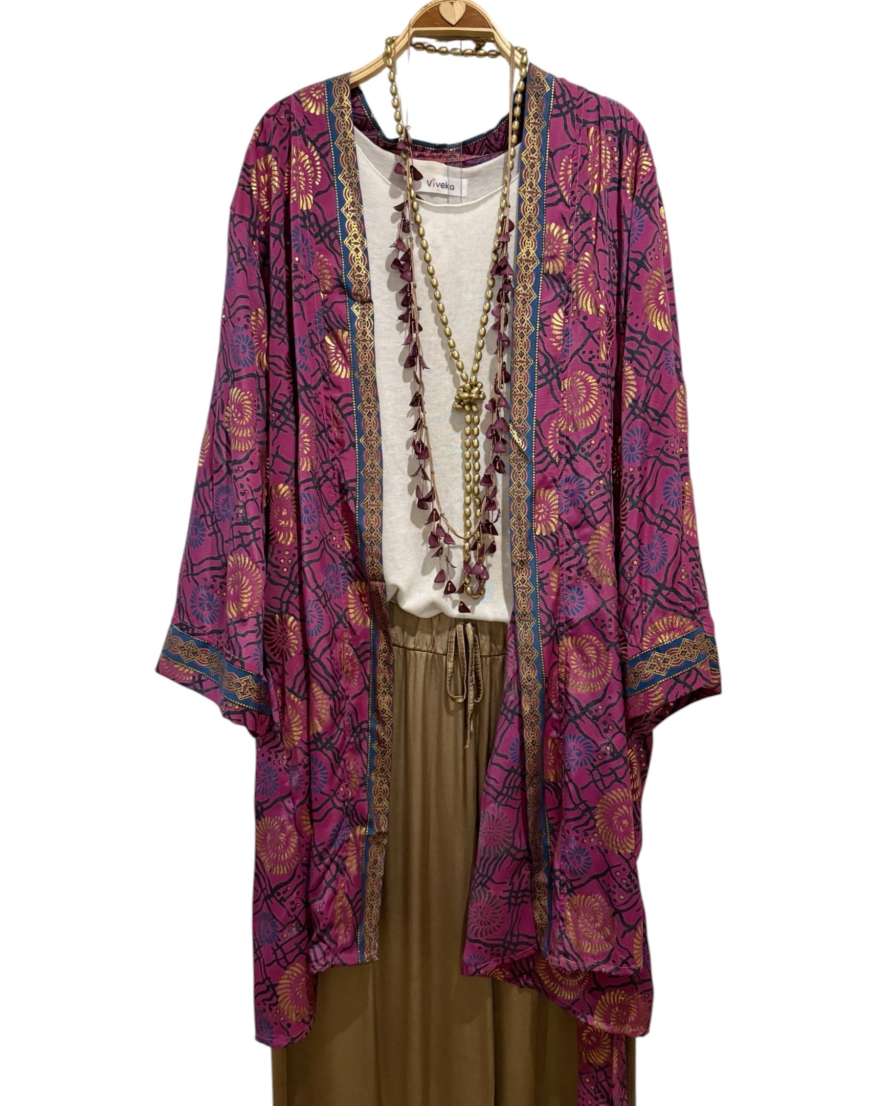 Kimono "Jaipur Magenta"