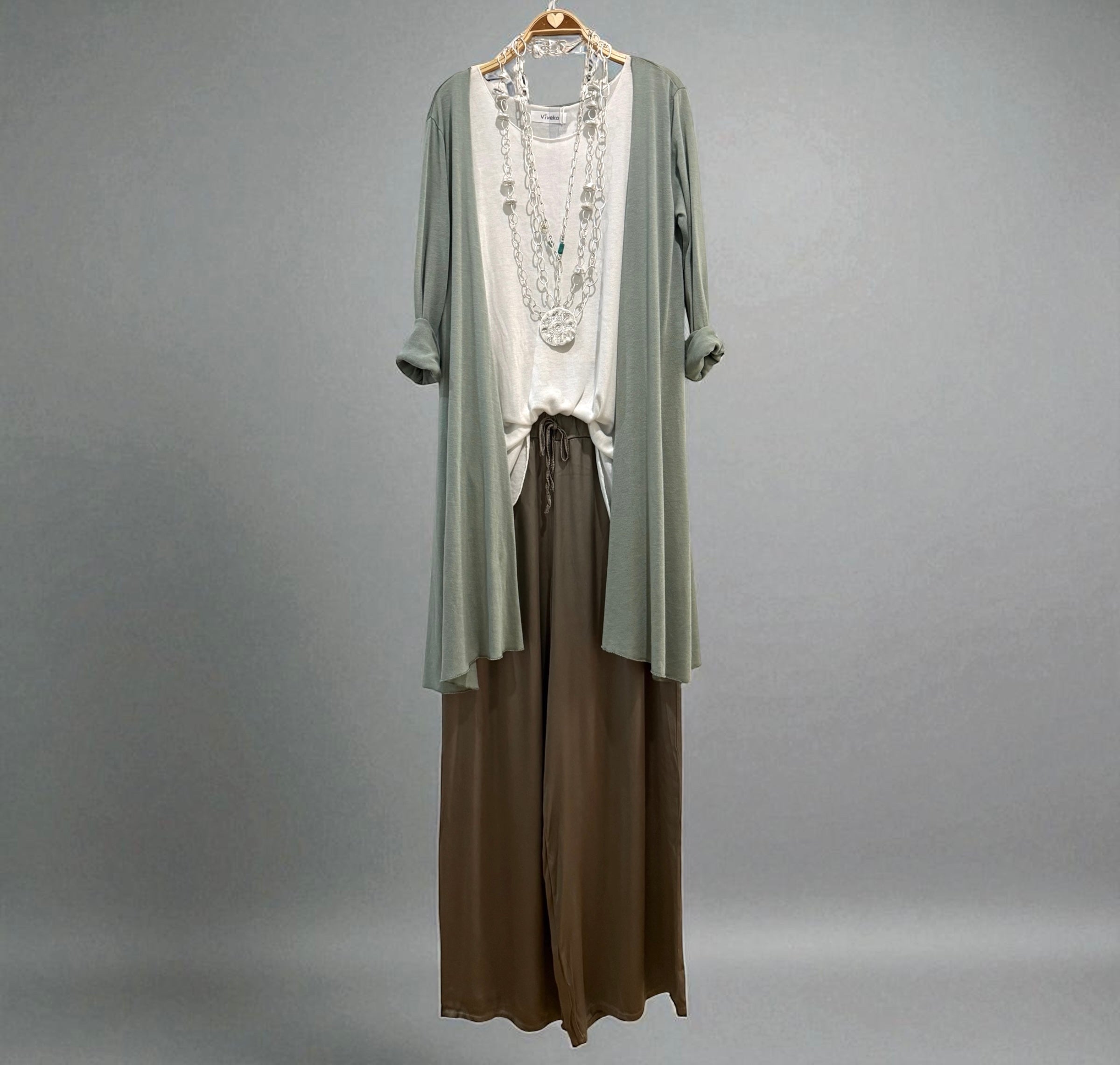Chaqueta "Cassandra" verde agua